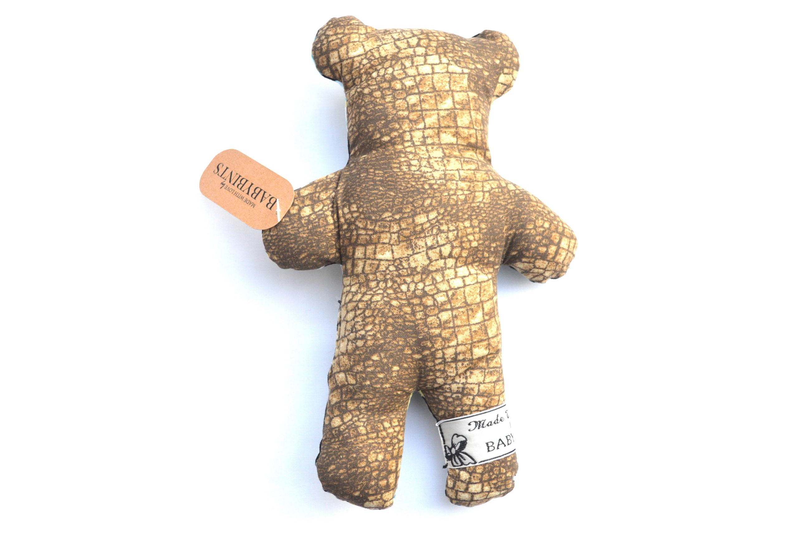 24K Gold Crocodile Teddy Bear