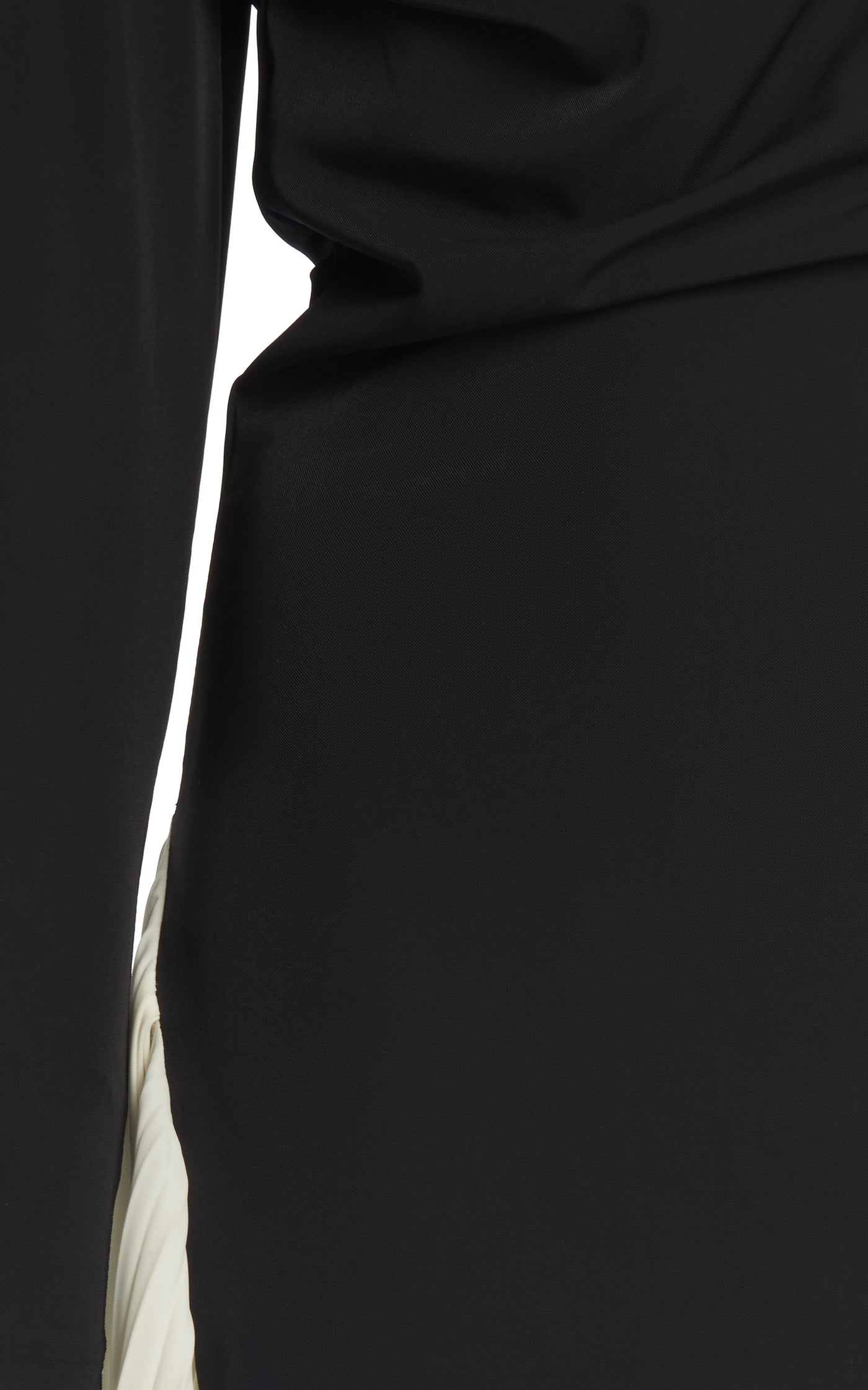 Pleated Jersey Maxi Dress