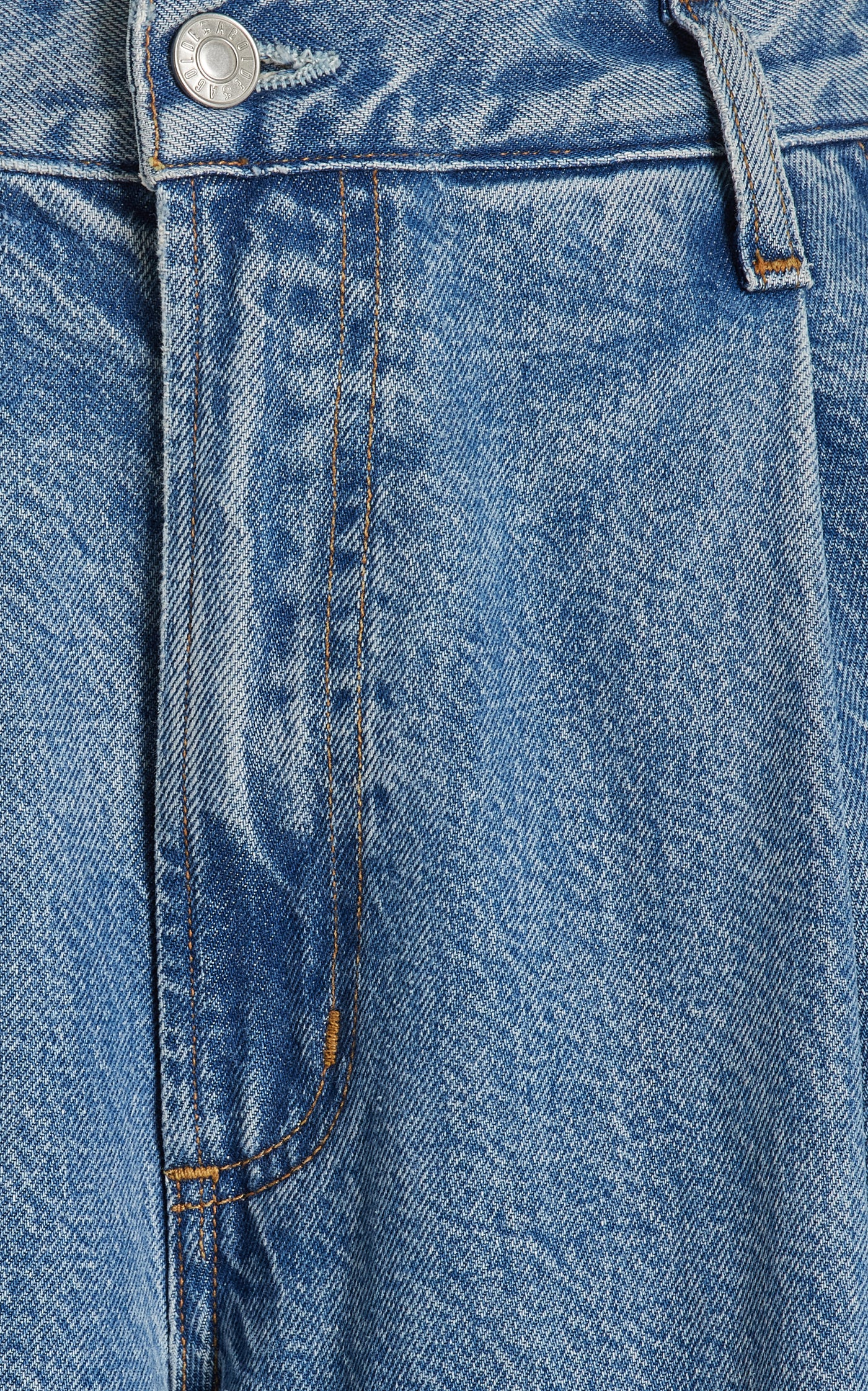 Ellis Pleated Denim Wide-Leg Trousers