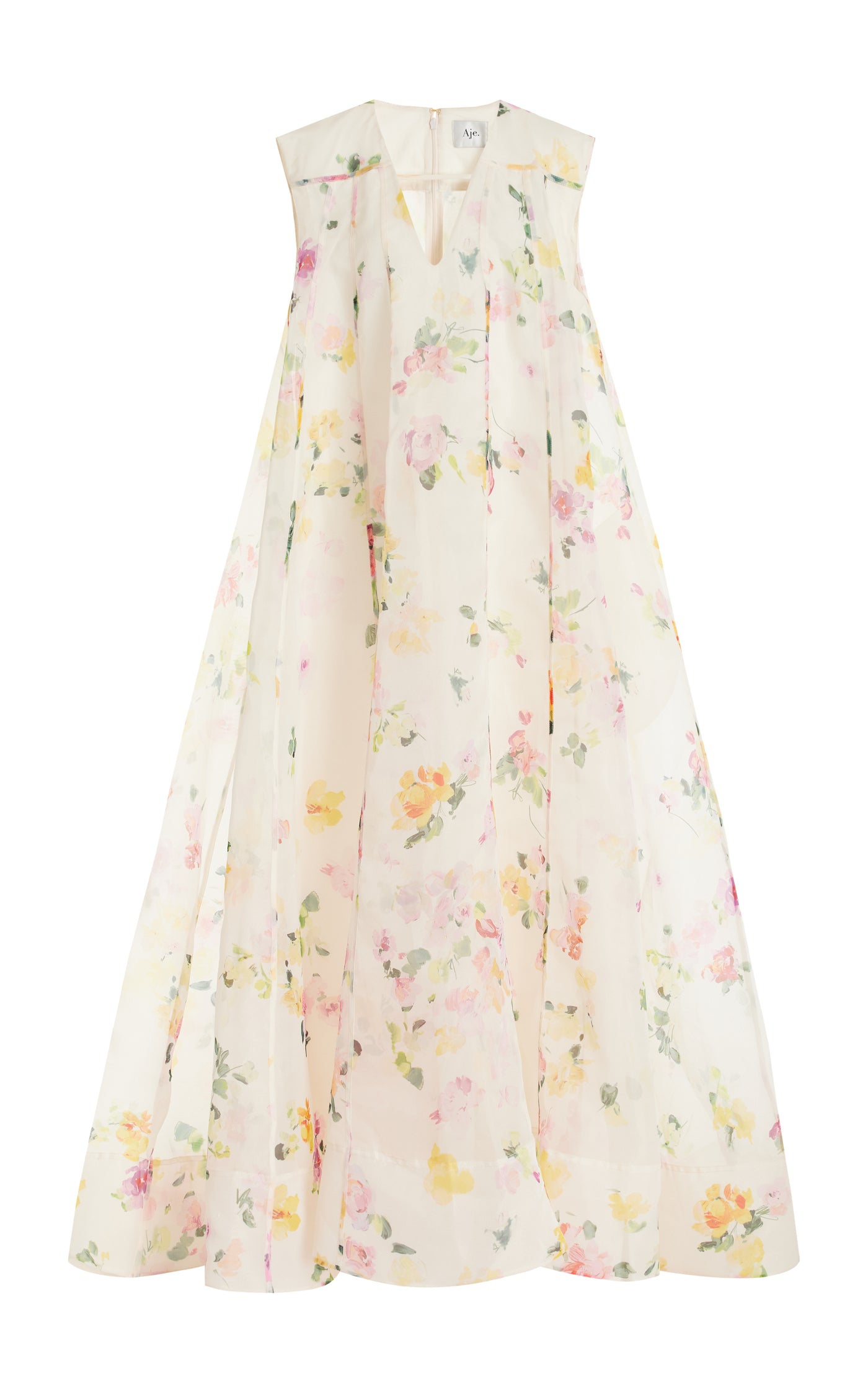 Earthen Trapeze Maxi Dress