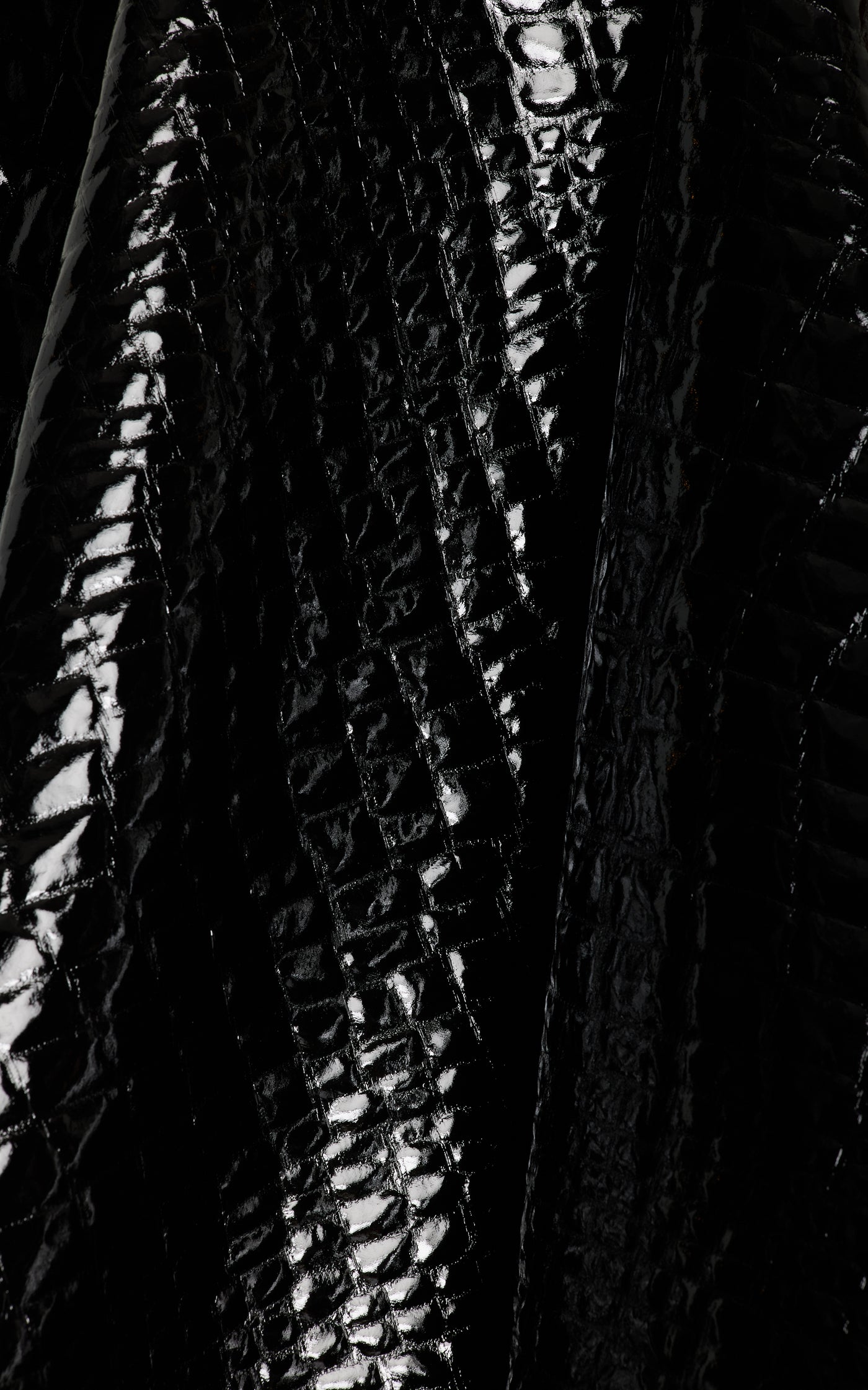 Embossed Midi Skirt