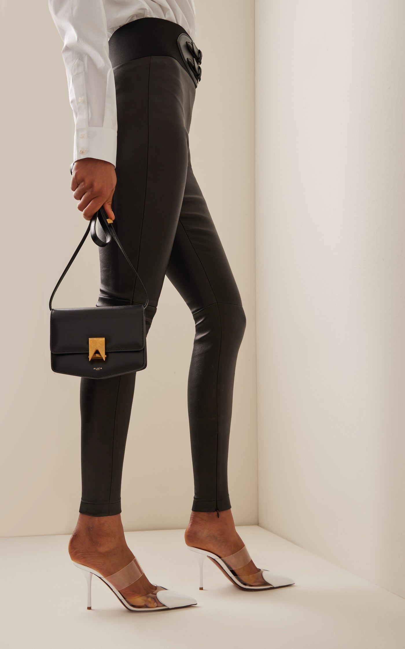 Le Cœur PVC, Leather Mules