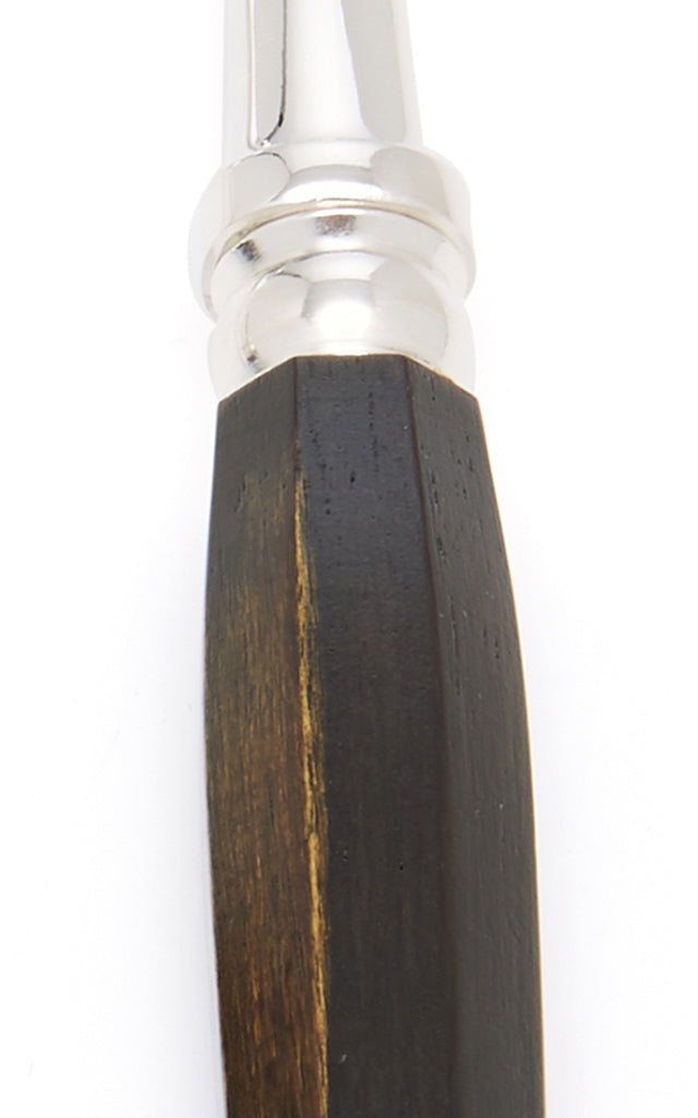 Riviera Silver-Plated Ebony Salad Set