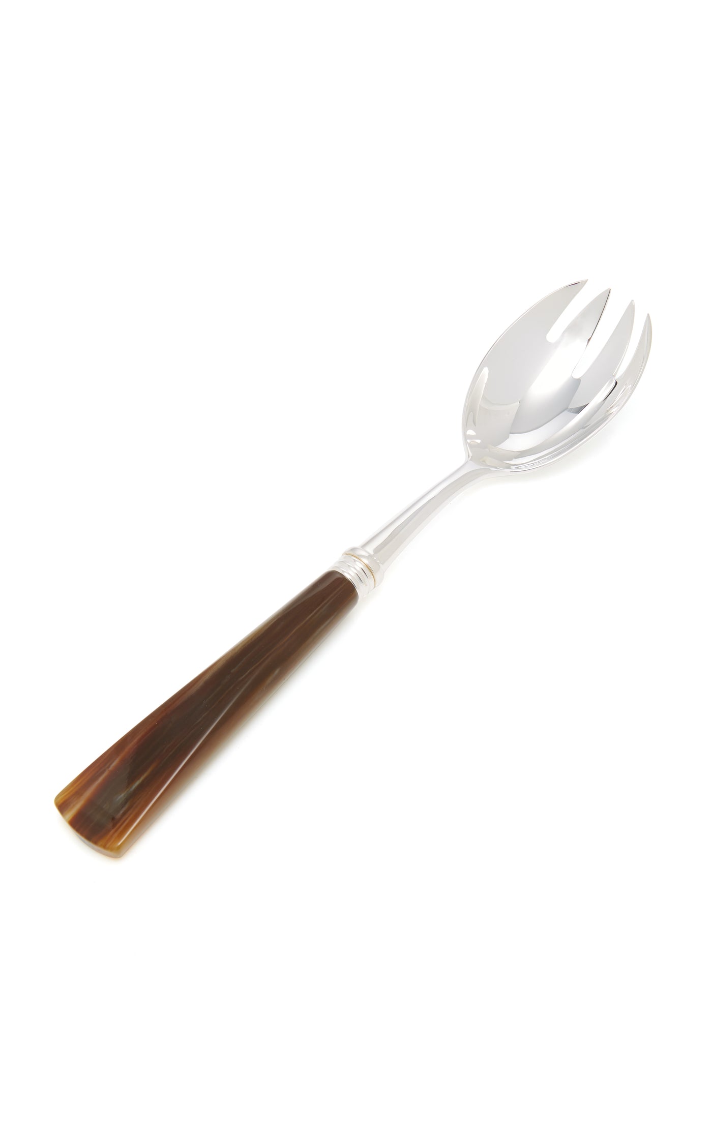 Tonia Silver-Plated Horn Salad Set