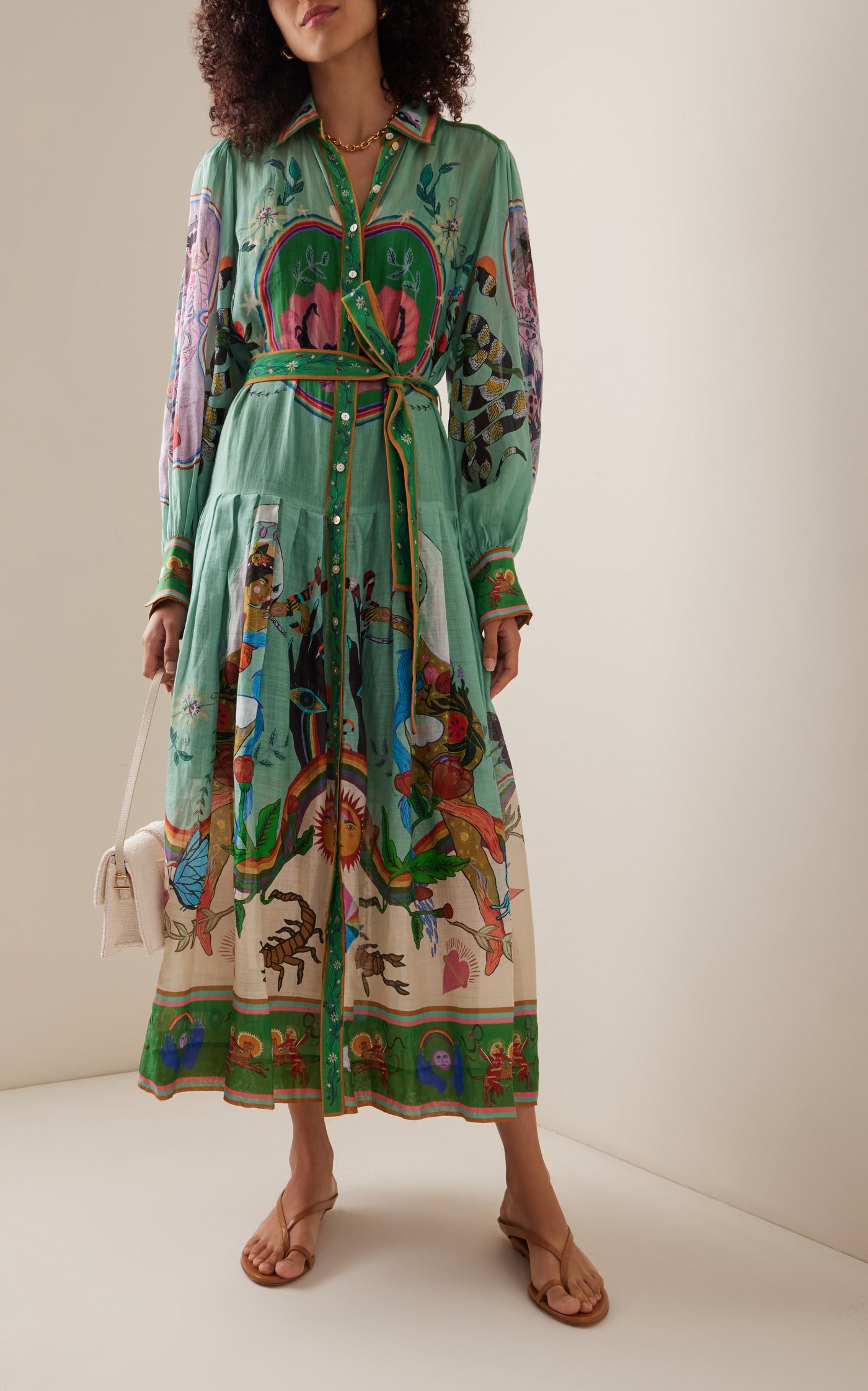 Evergreen Maxi Shirt Dress