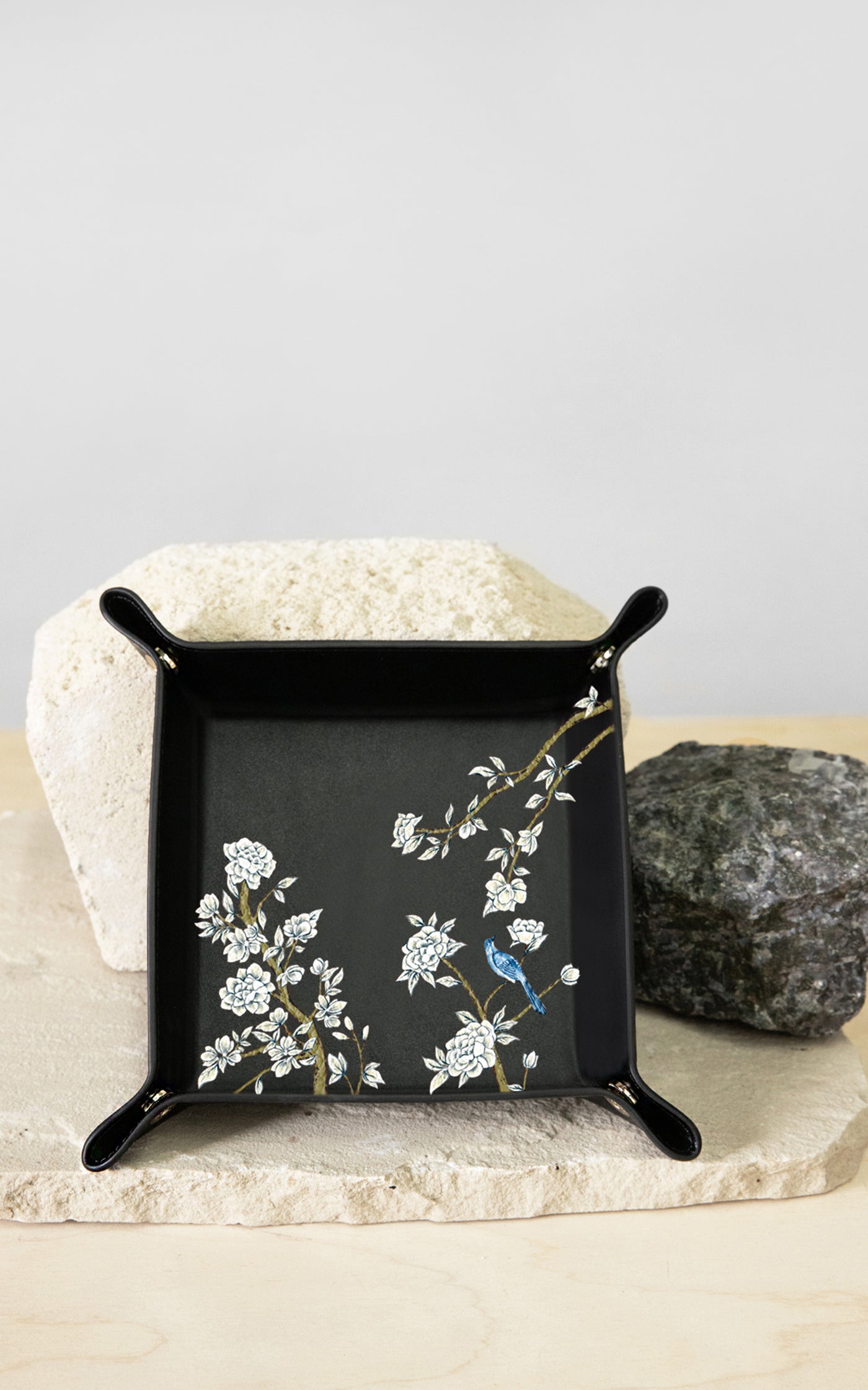 Japanese Garden Leather Tray