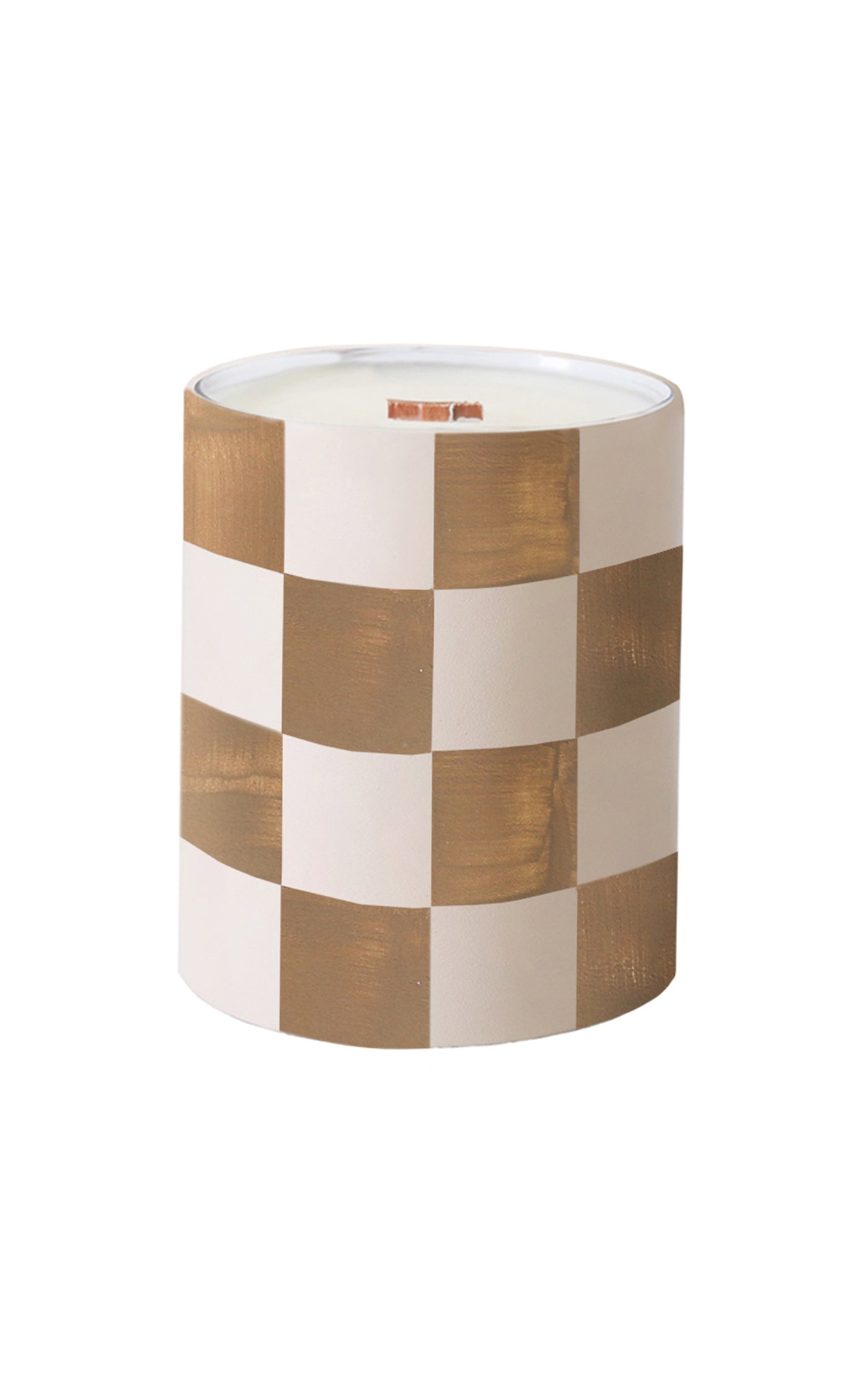 x Lainy Hedaya Holiday Madison Leather Candle Holder