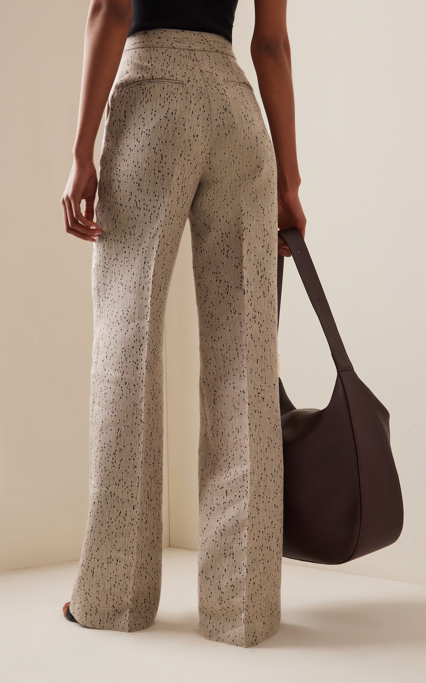 Laski Sequined Wide-Leg Trousers