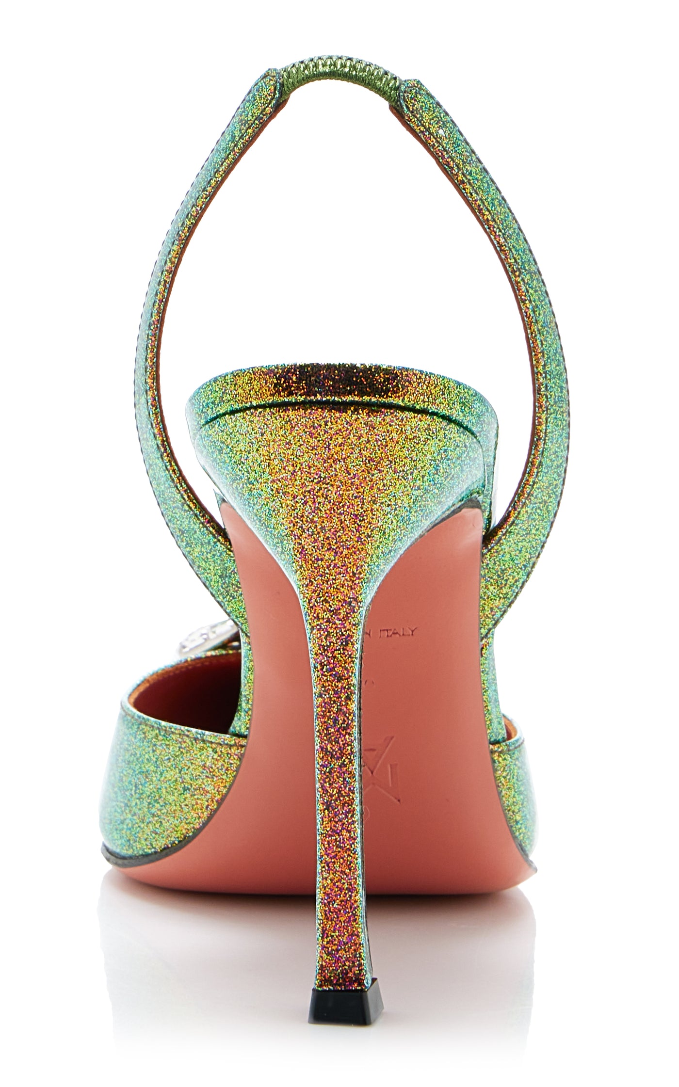 Camelia Glittered Slingback Pumps