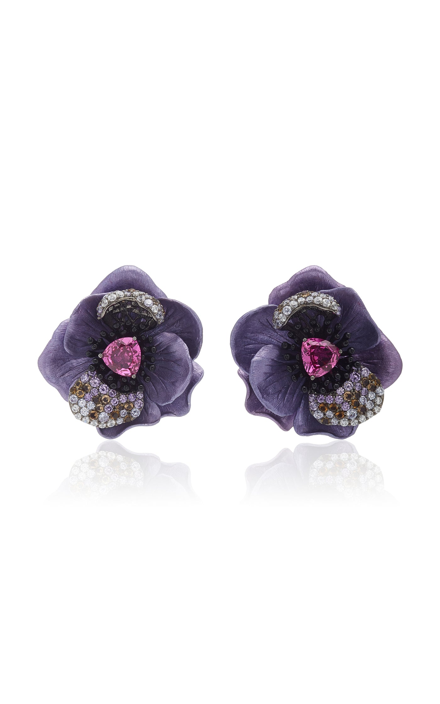 Bloom 18K Yellow Gold Multi-Stone Earrings