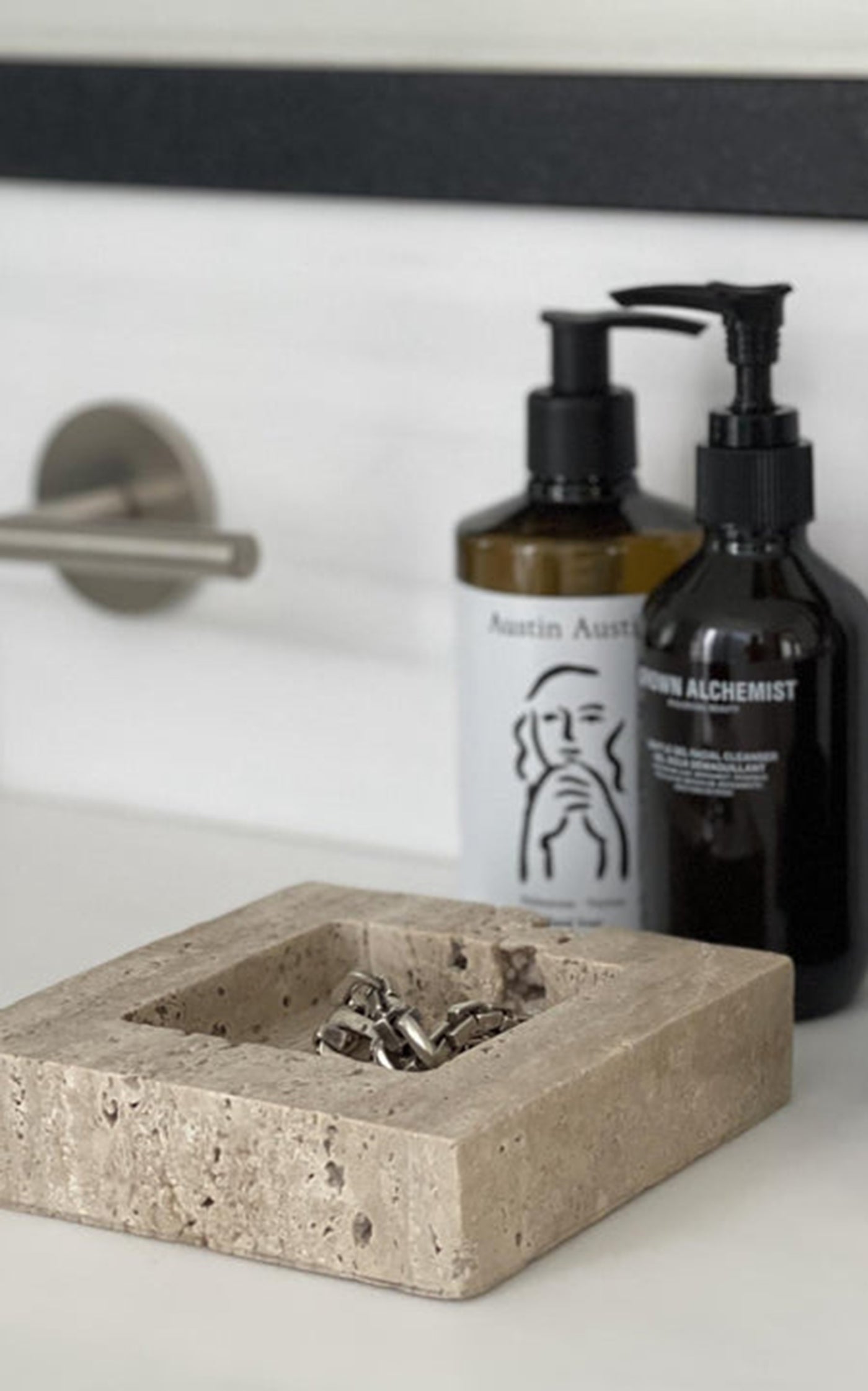 Teo Square Stone Tray