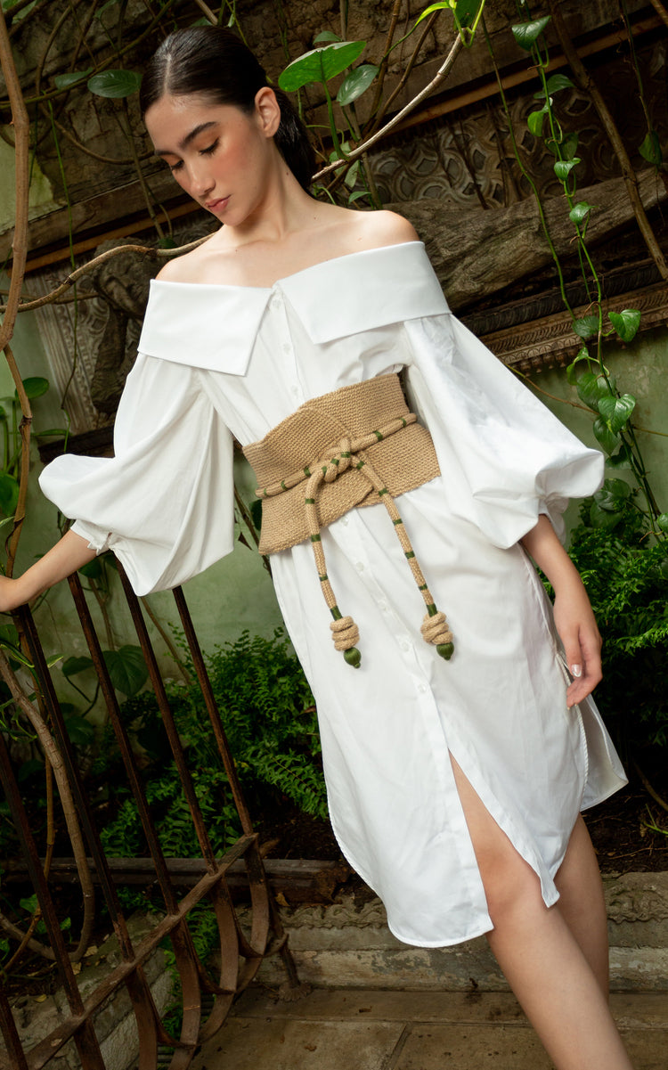 Colonos Woven Embellished Belt