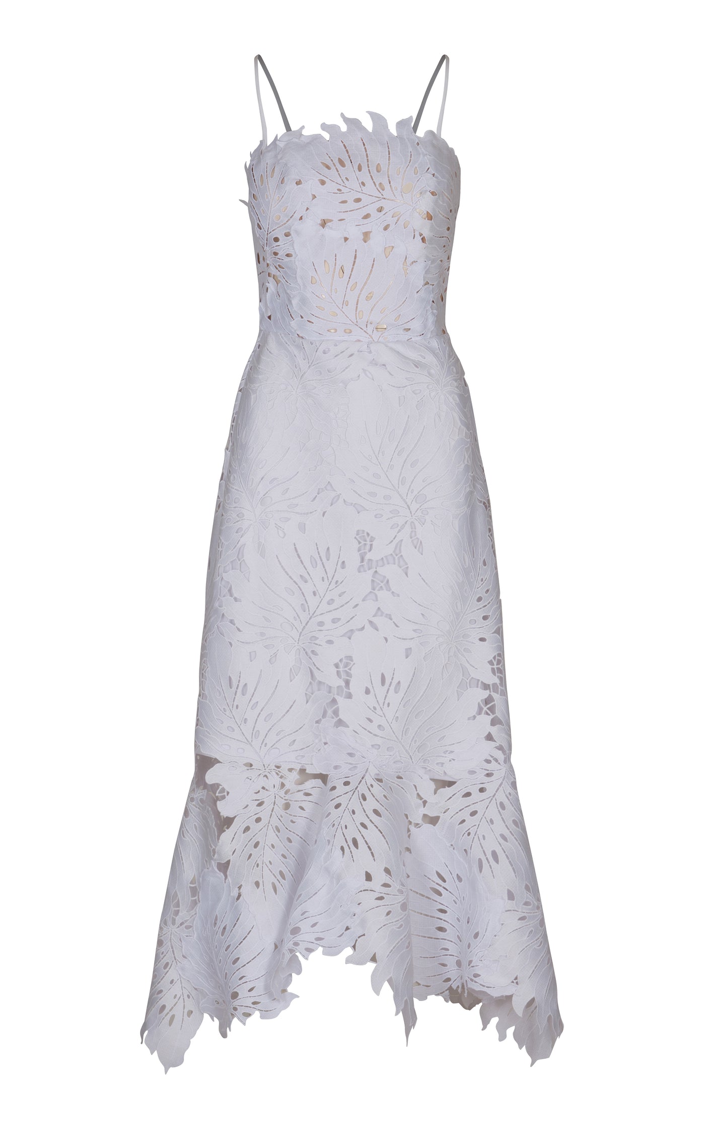 Rio Guipure Lace Midi Dress