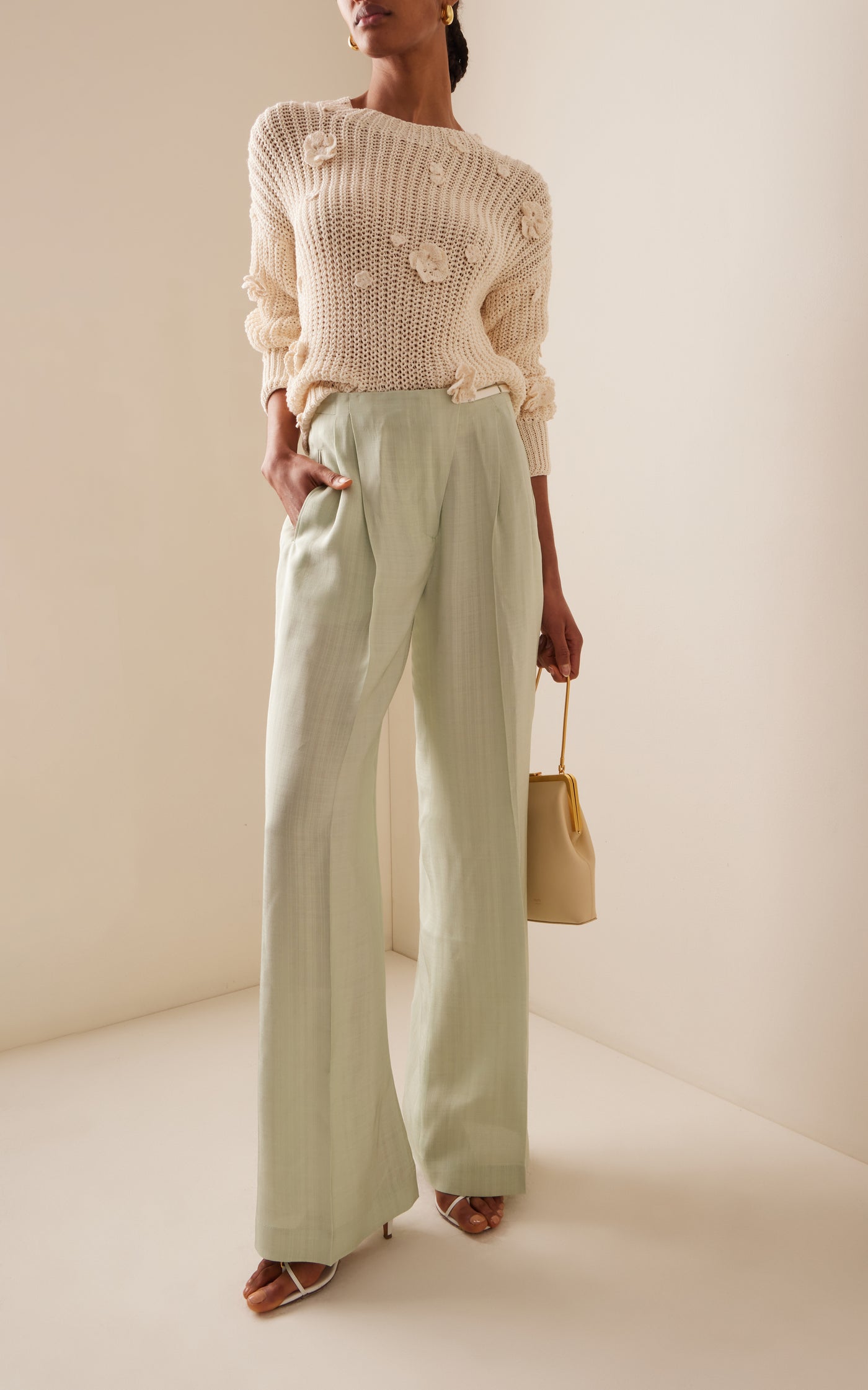 Muse Decored Wide-Leg Pants