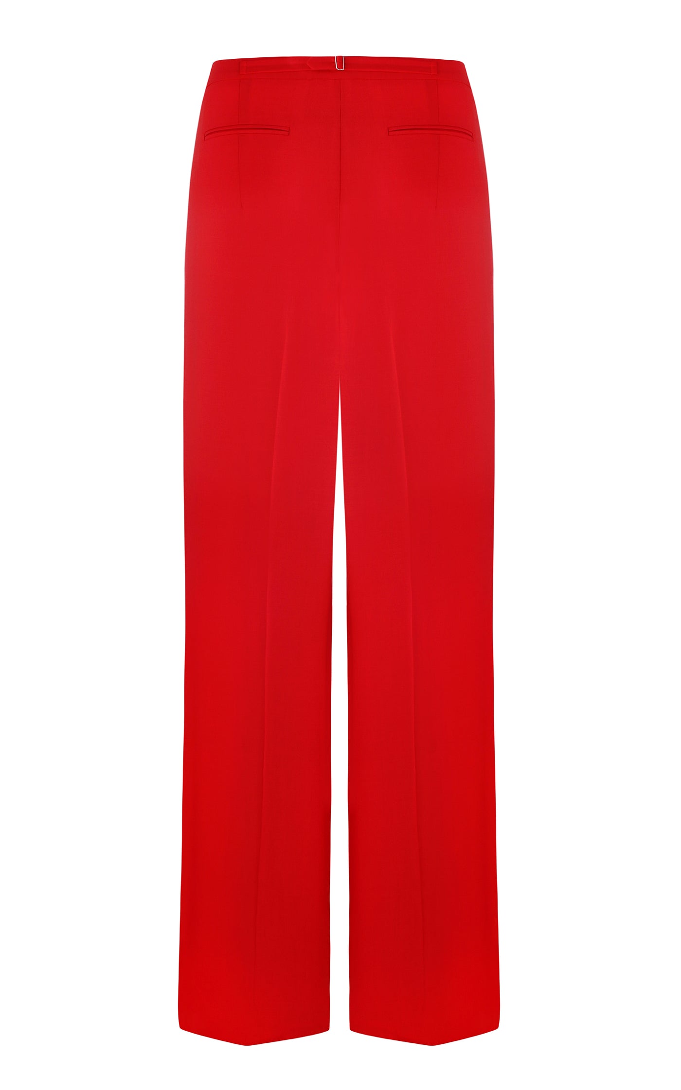 Noemie Satin Straight-Leg Pants