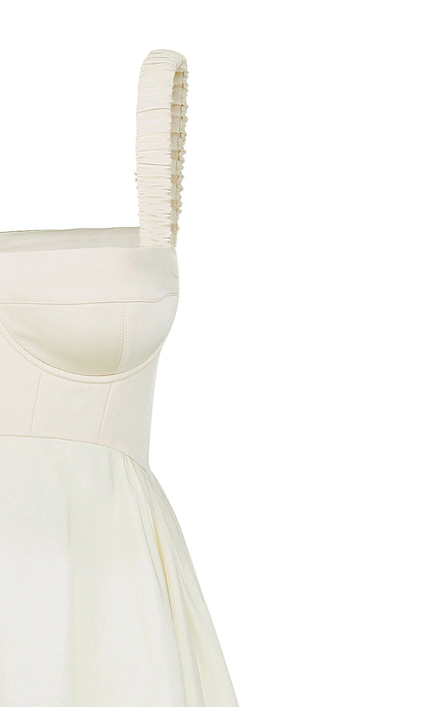 Snowdrop Asymmetric Cotton-Blend Maxi Dress