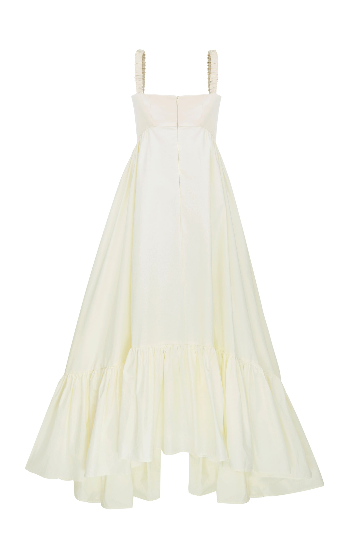 Snowdrop Asymmetric Cotton-Blend Maxi Dress