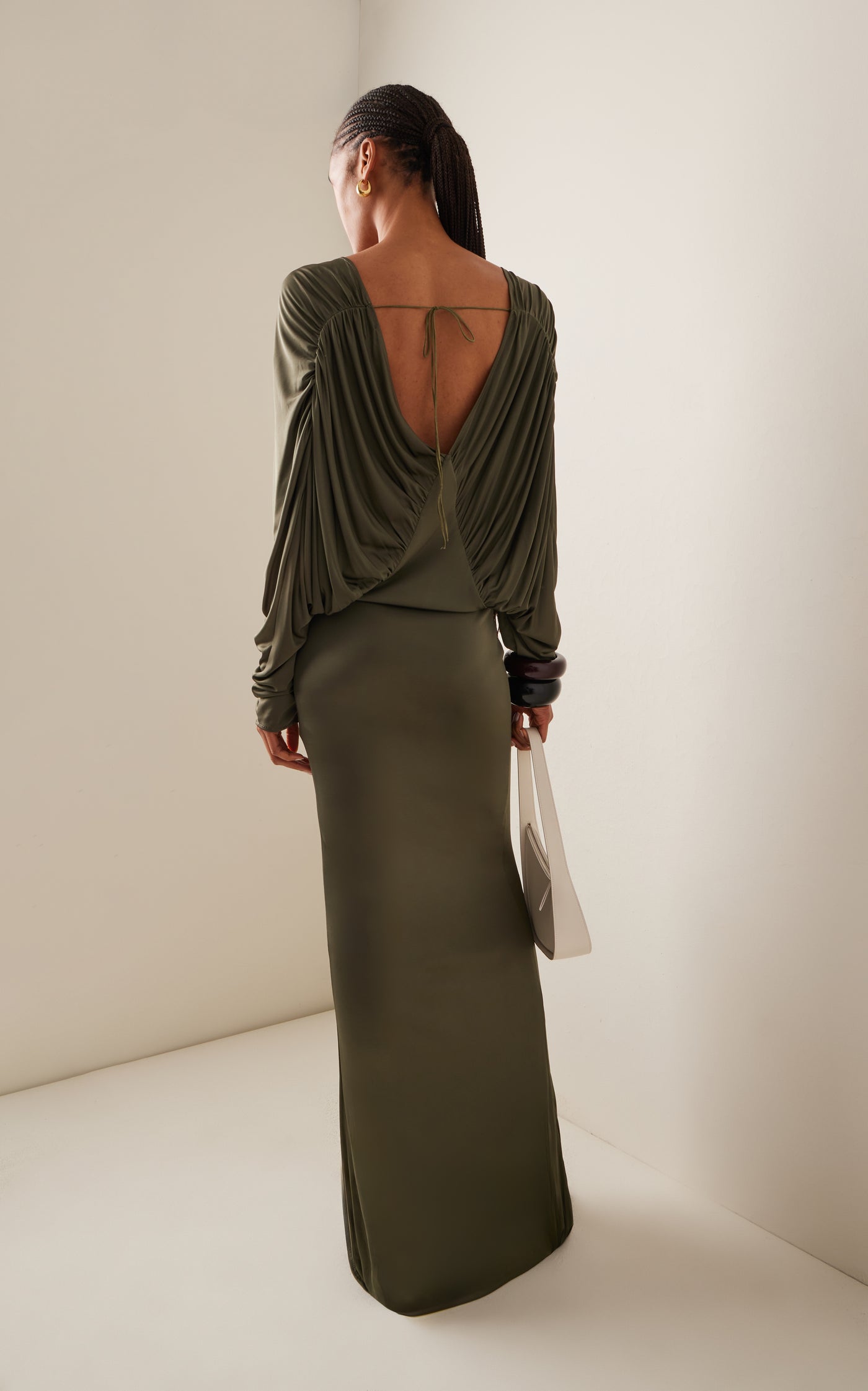 Draped Jersey Gown