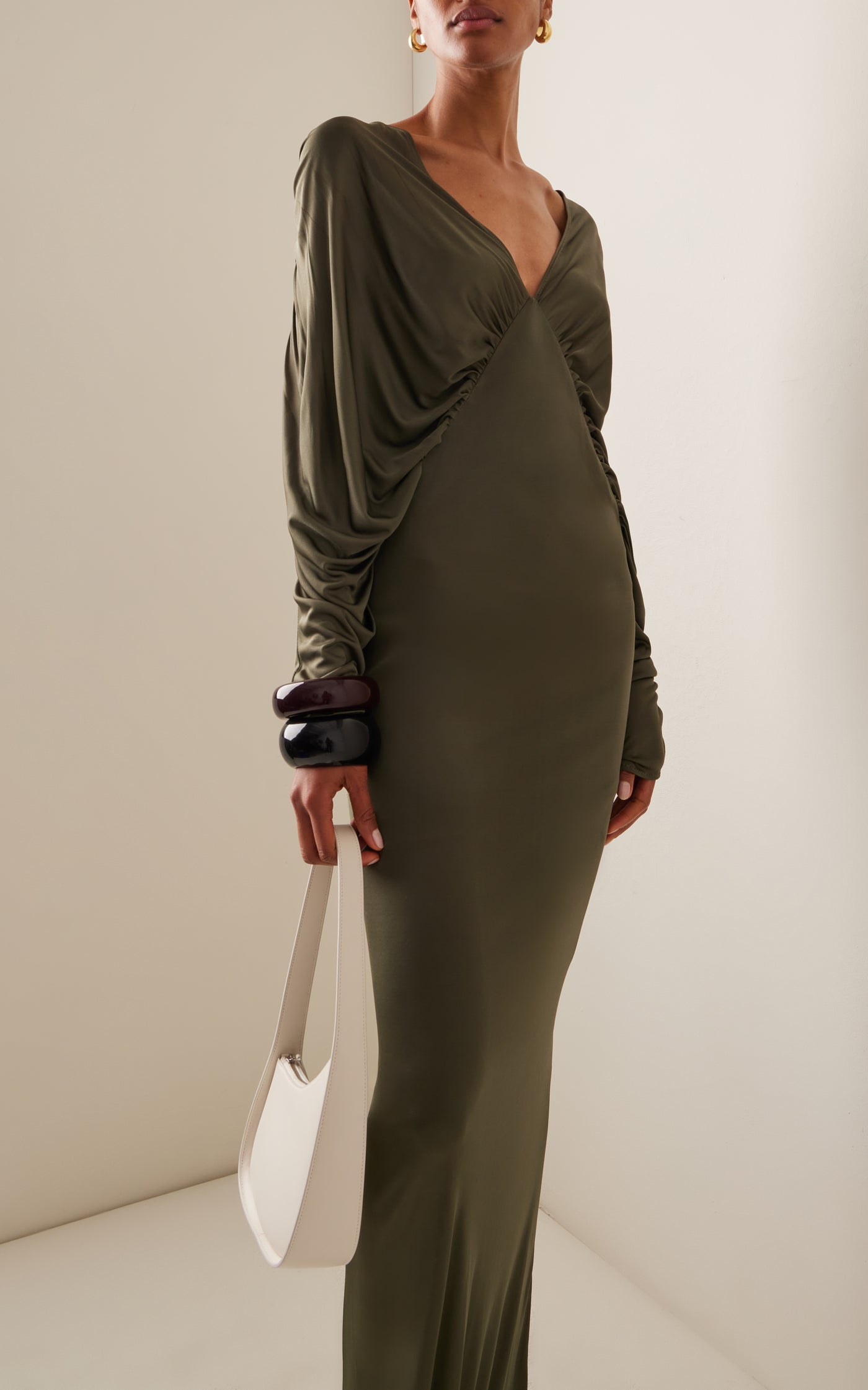 Draped Jersey Gown