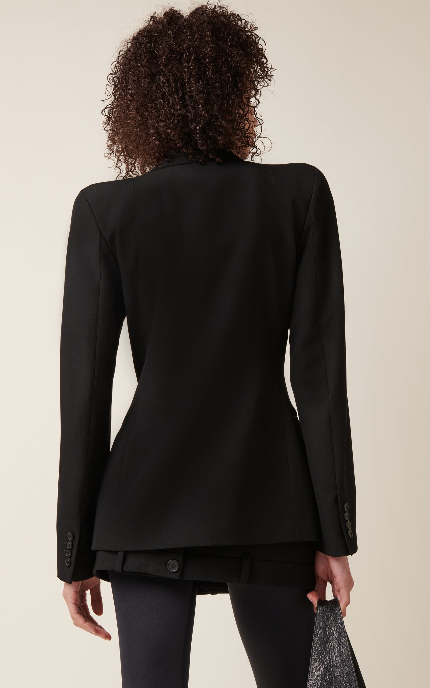 Tailored Twill Blazer Jacket