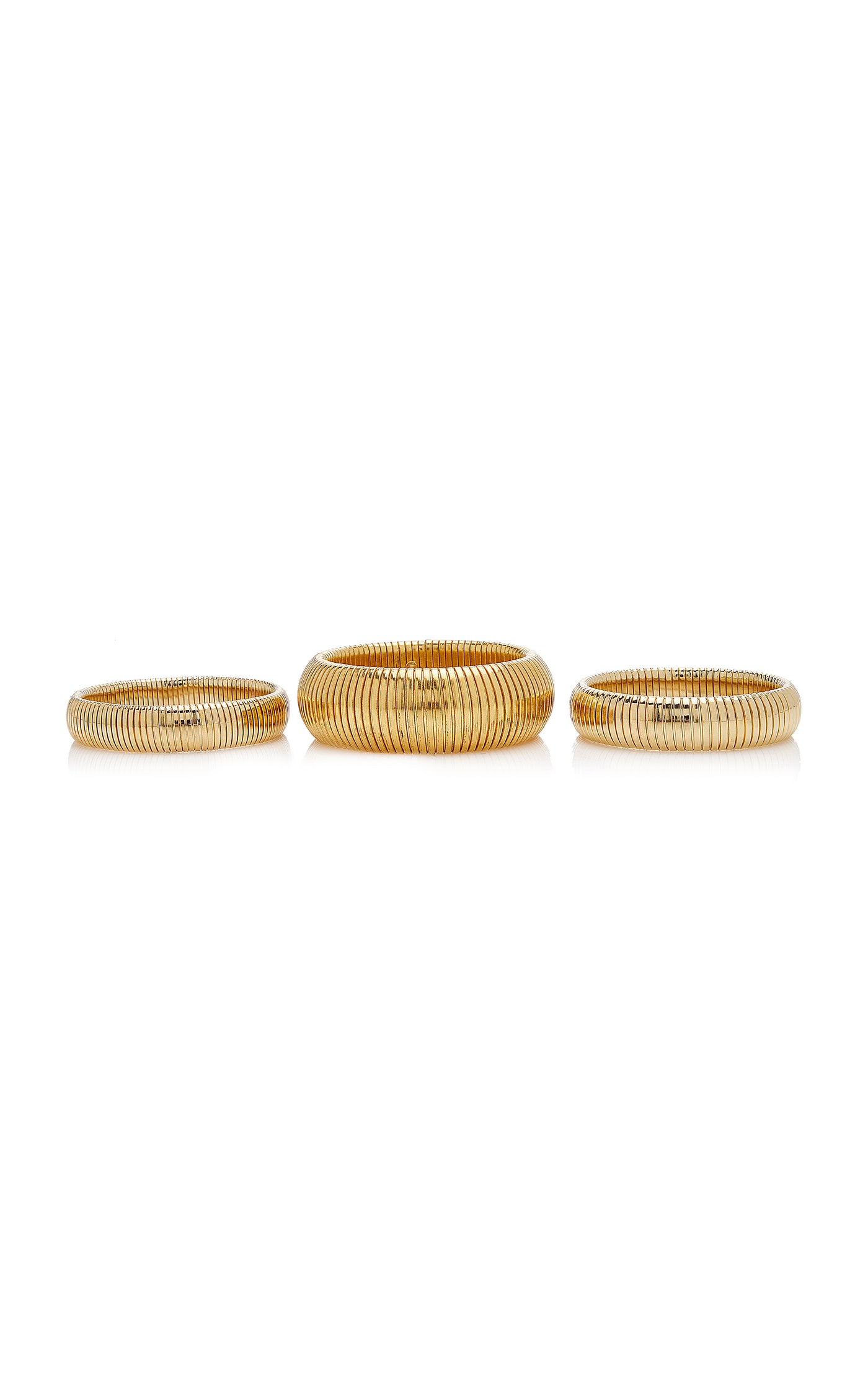 Exclusive Cobra 24K Gold-Plated Bracelet Set