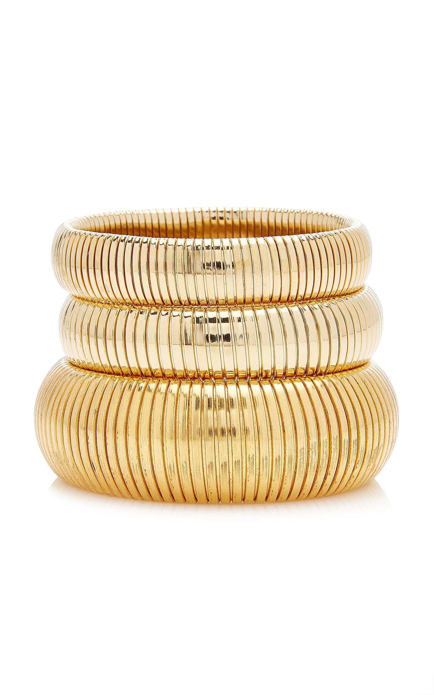 Exclusive Cobra 24K Gold-Plated Bracelet Set
