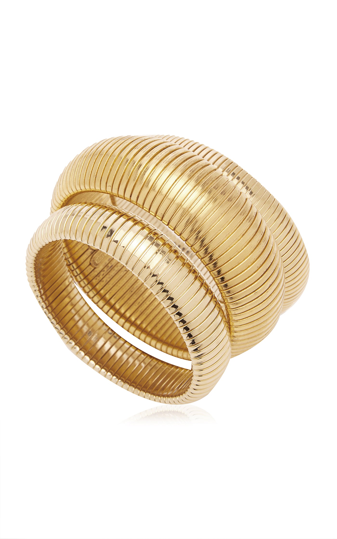 Exclusive Cobra 24K Gold-Plated Bracelet Set