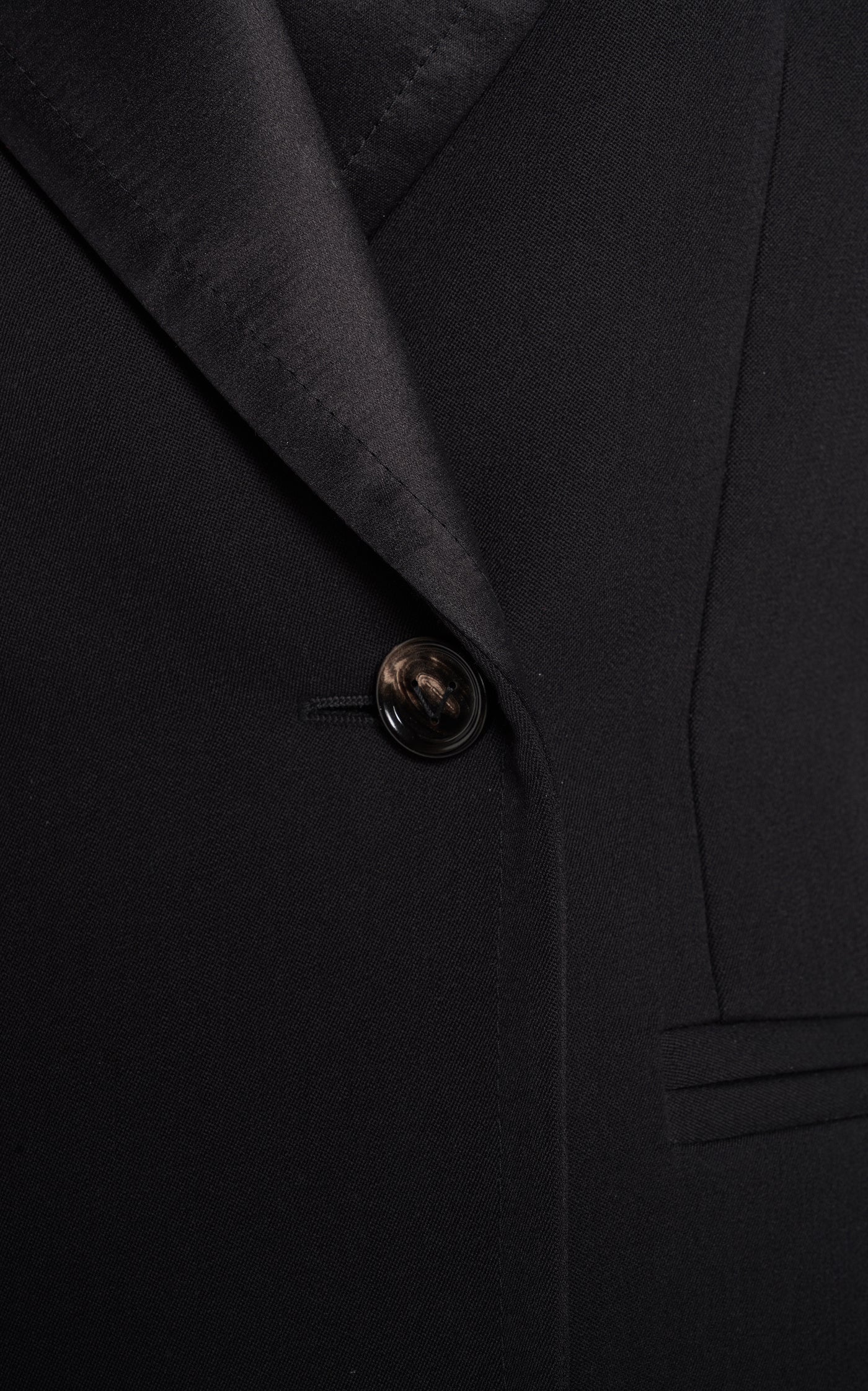 Double-Breasted Wool Cocoon Blazer