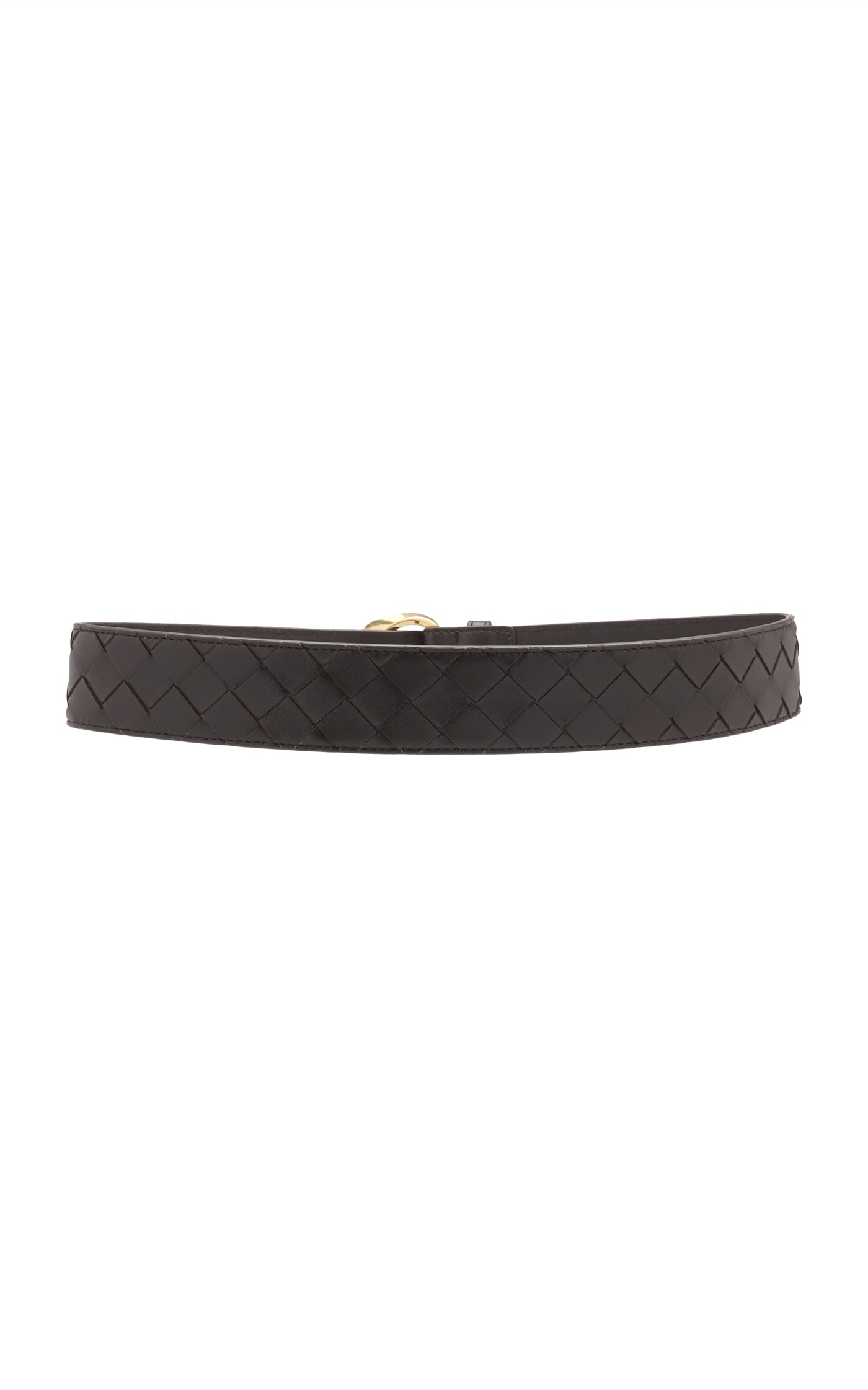 Essential Twist Intrecciato Leather Belt