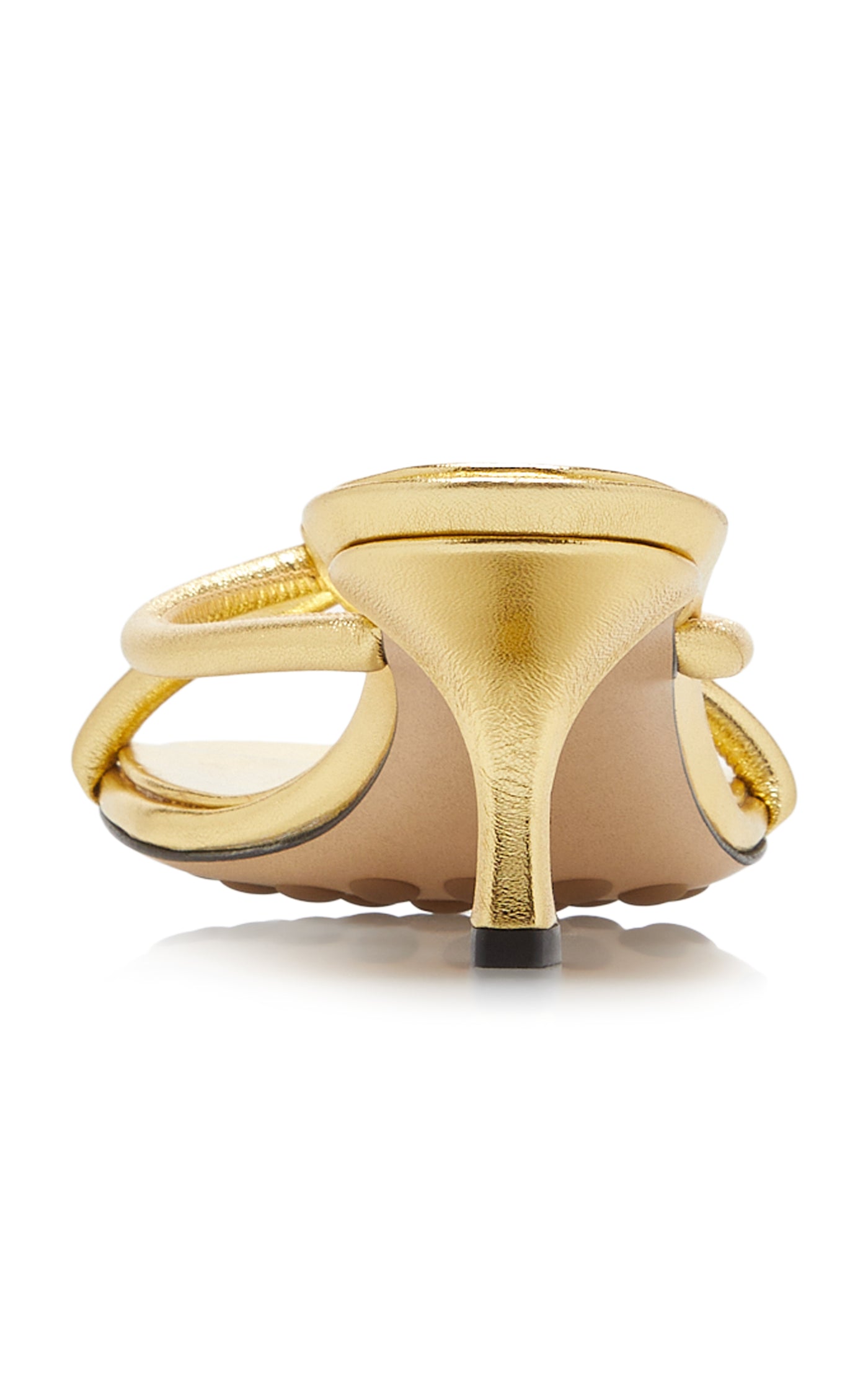 Blink Metallic-Leather Sandals