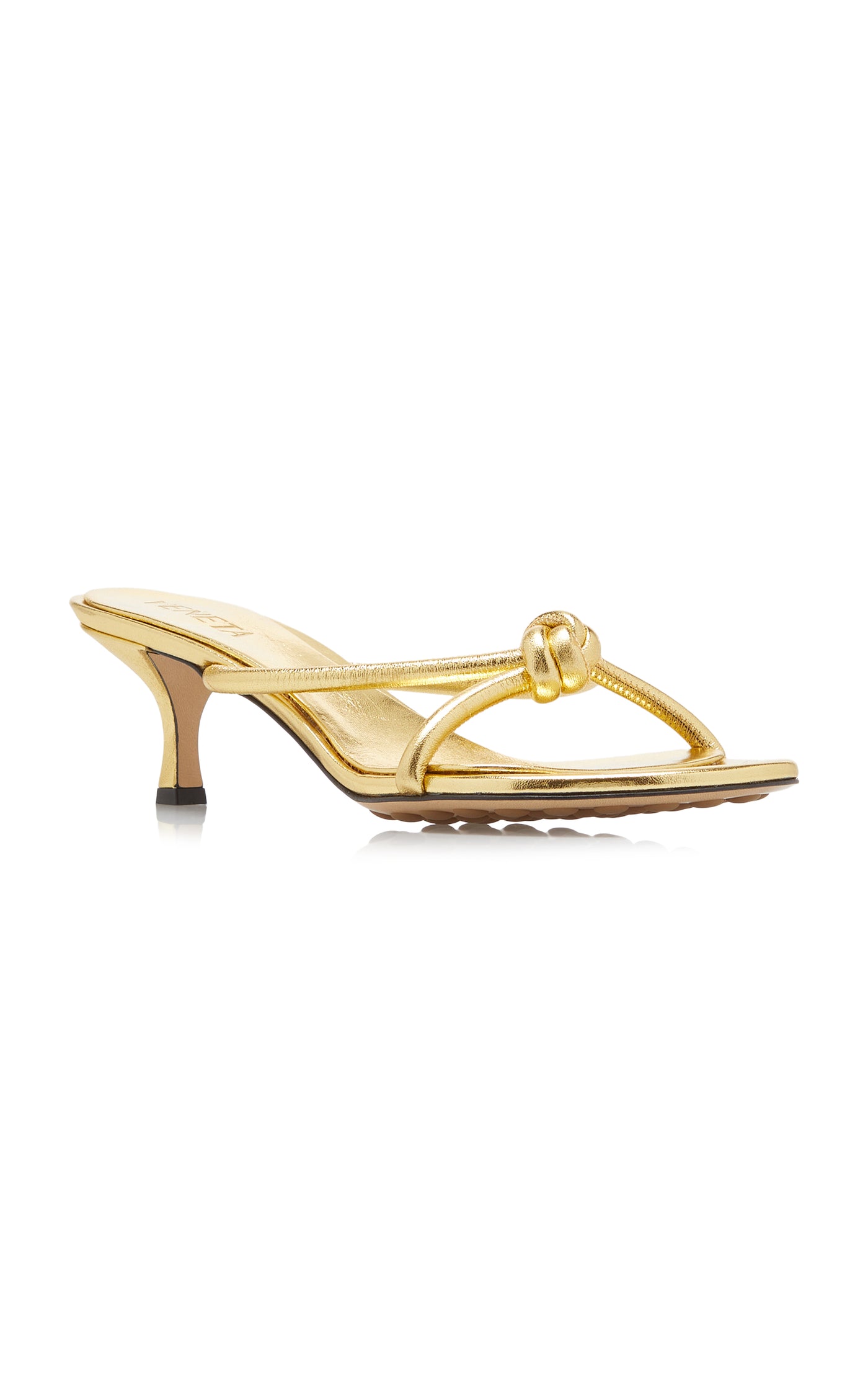 Blink Metallic-Leather Sandals