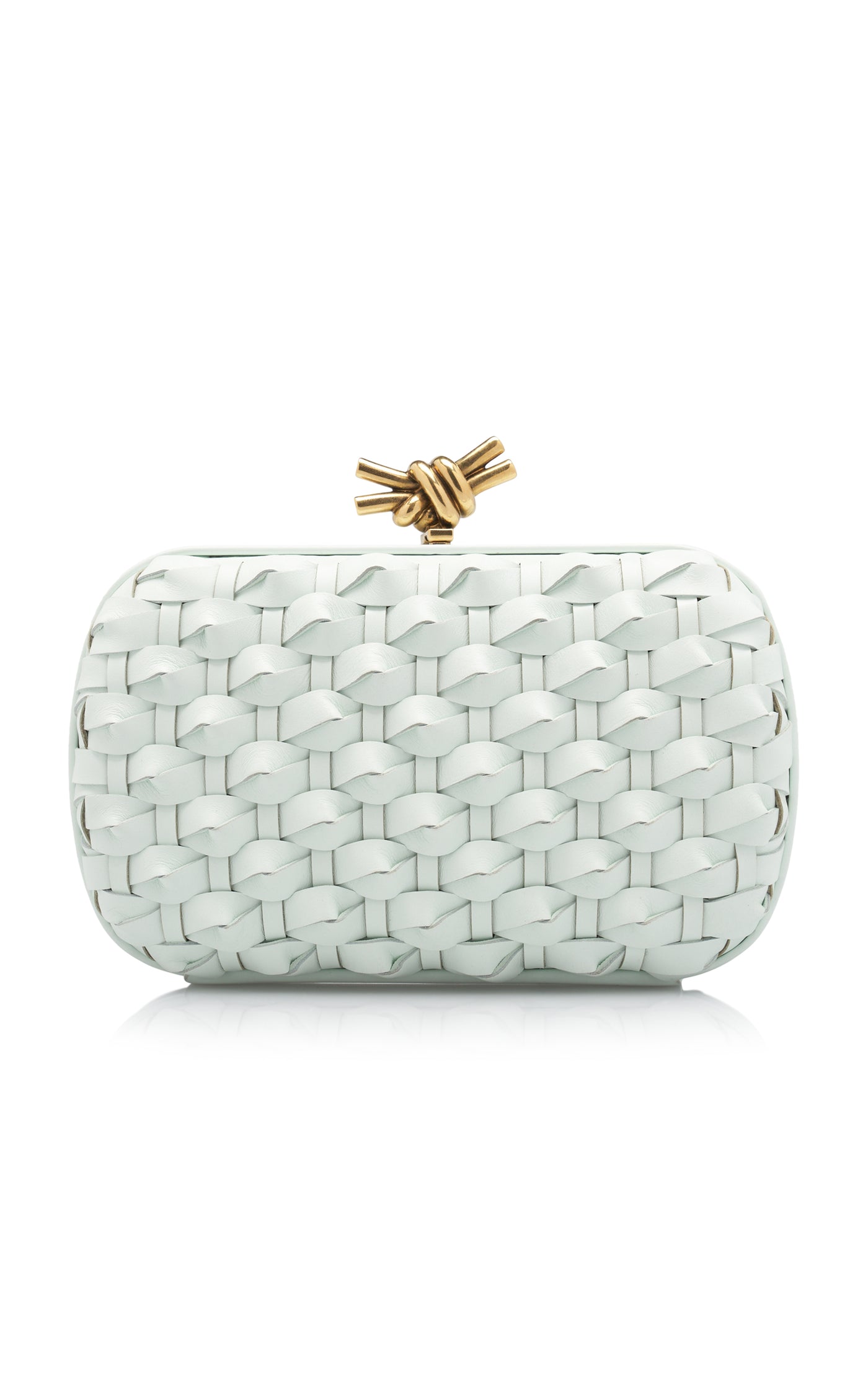 Knot Intreccio Leather Minaudiere