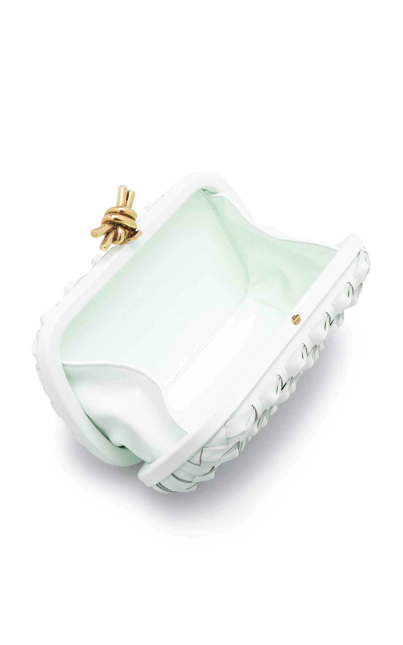 Knot Intreccio Leather Minaudiere