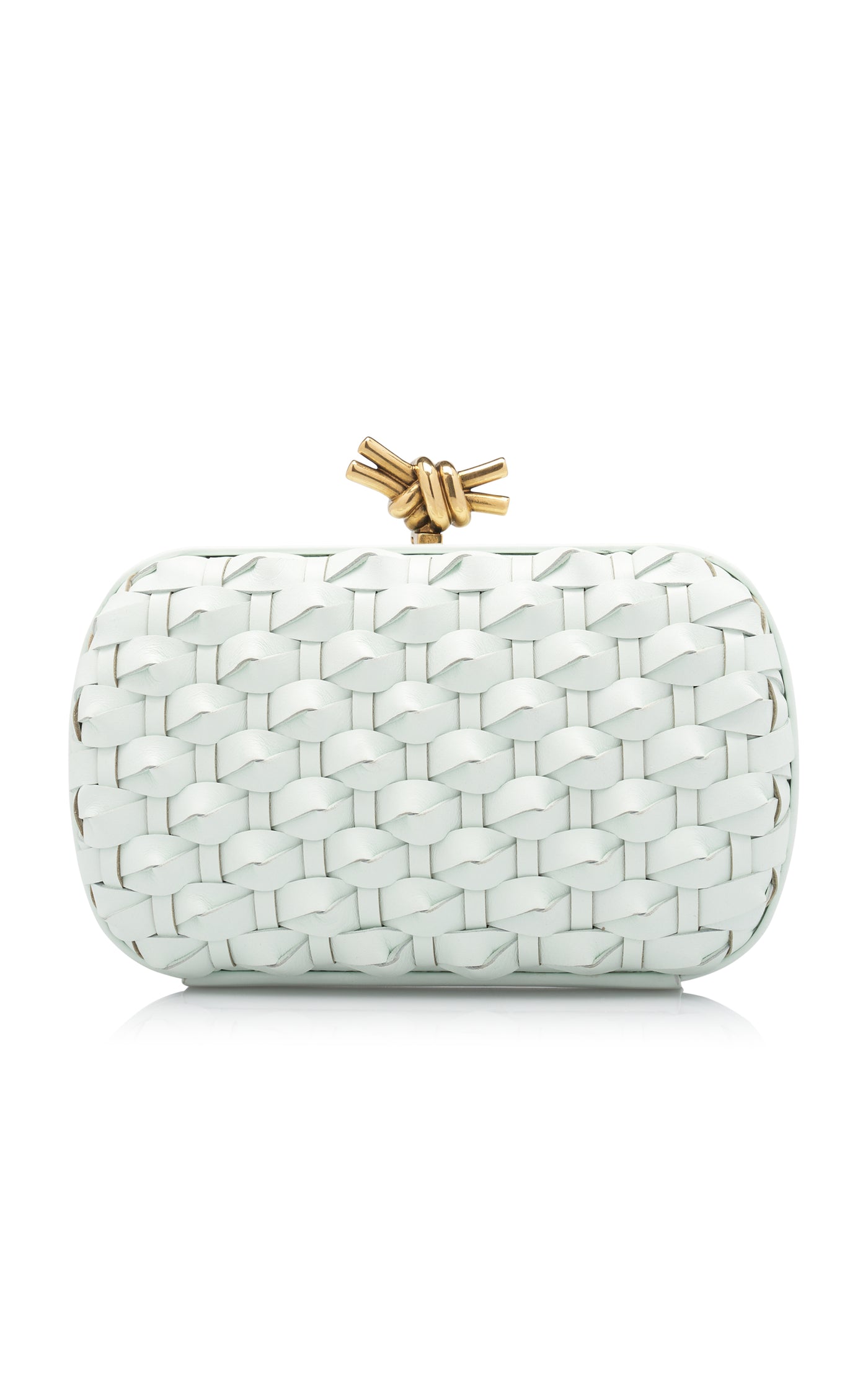 Knot Intreccio Leather Minaudiere