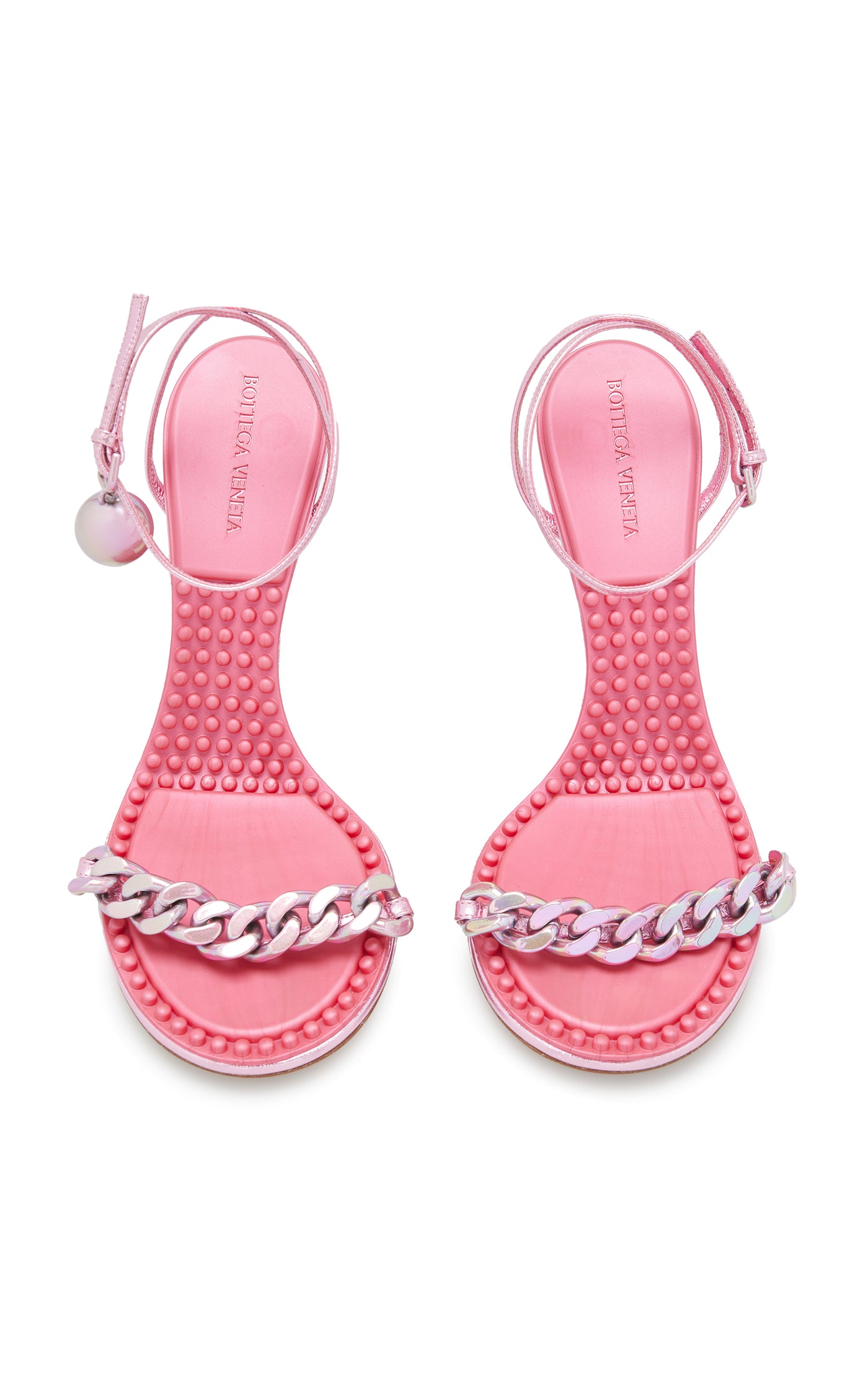Dot Lounge Metallized Sandals