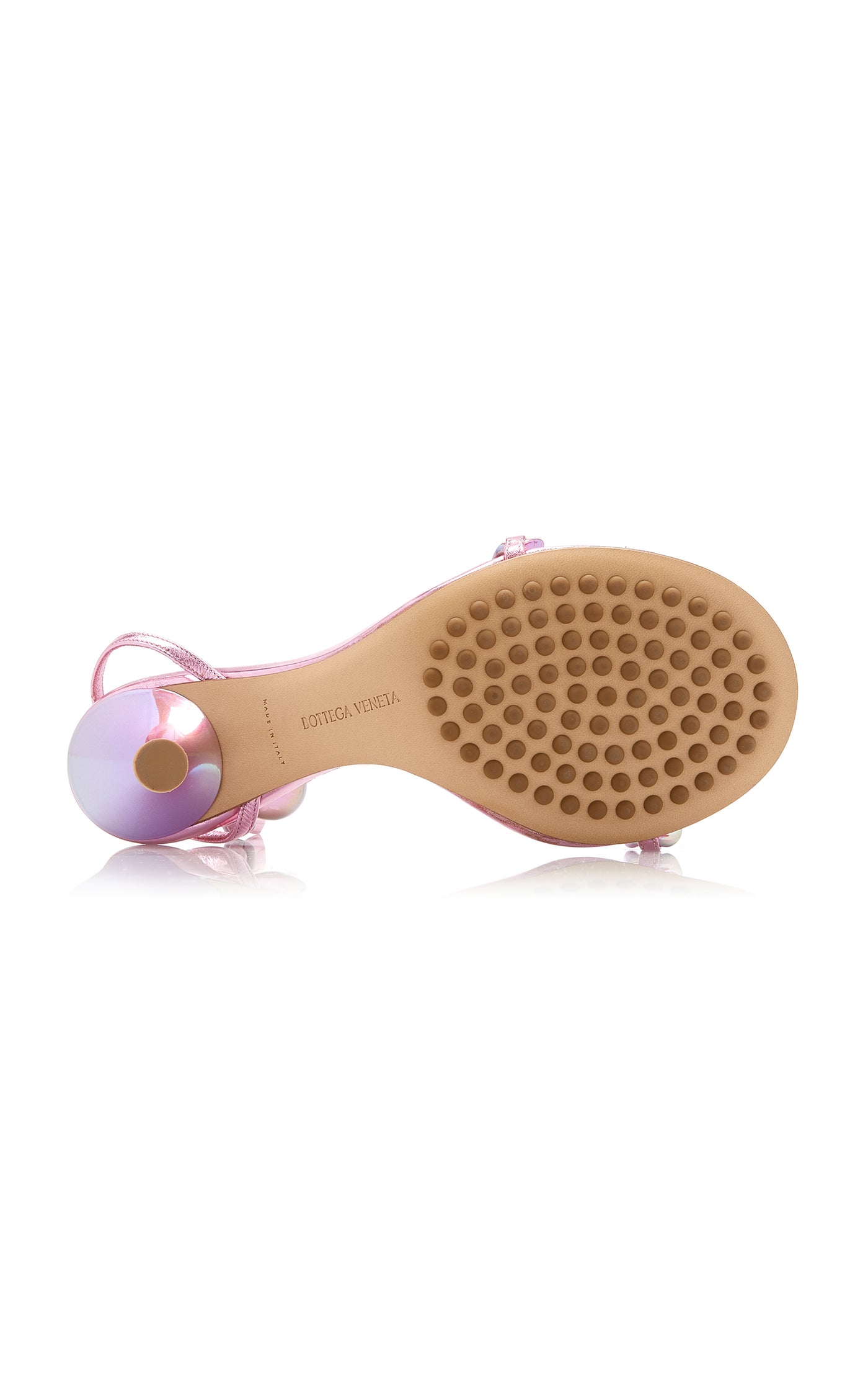 Dot Lounge Metallized Sandals