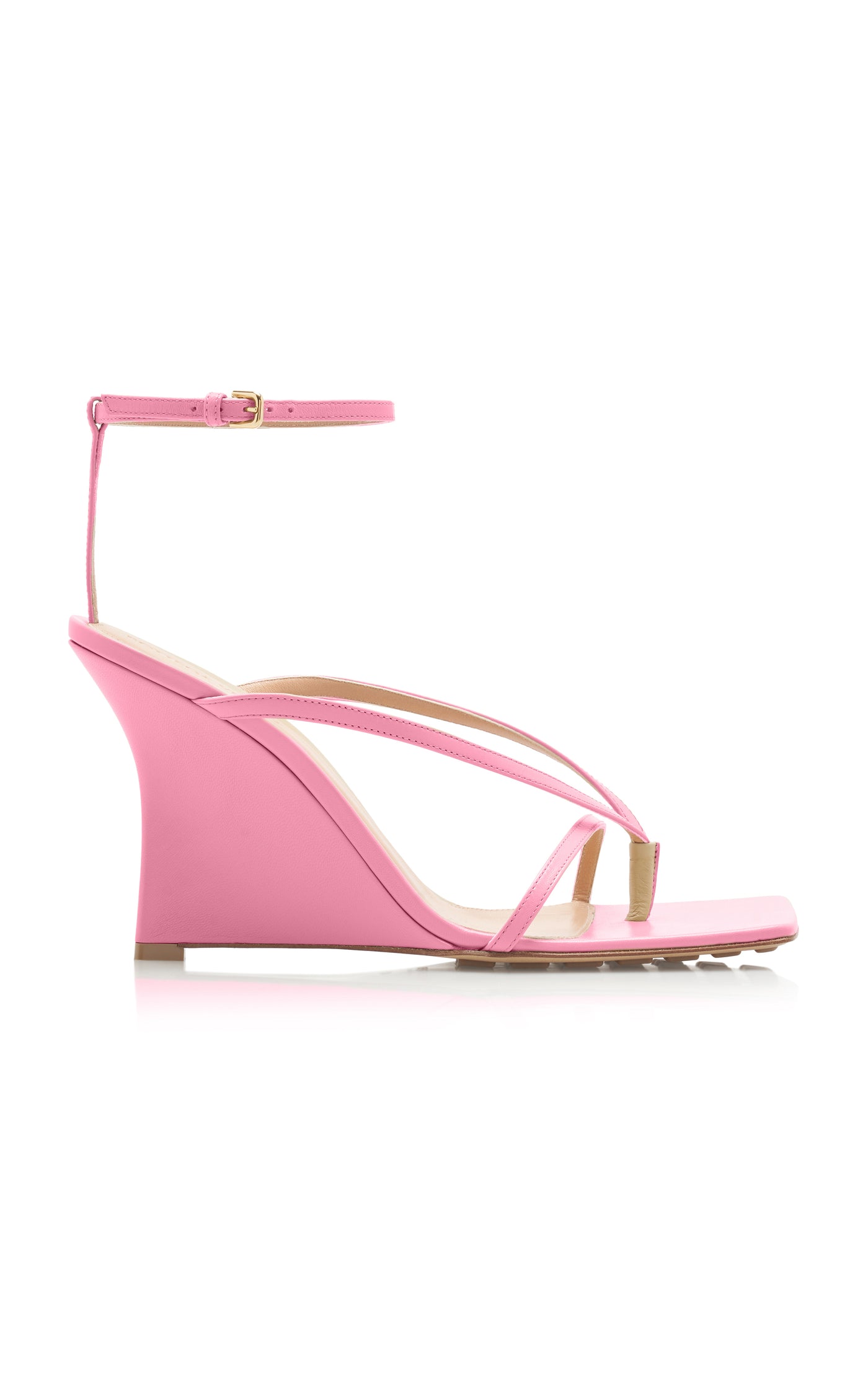 Lounge Leather Wedge Sandals