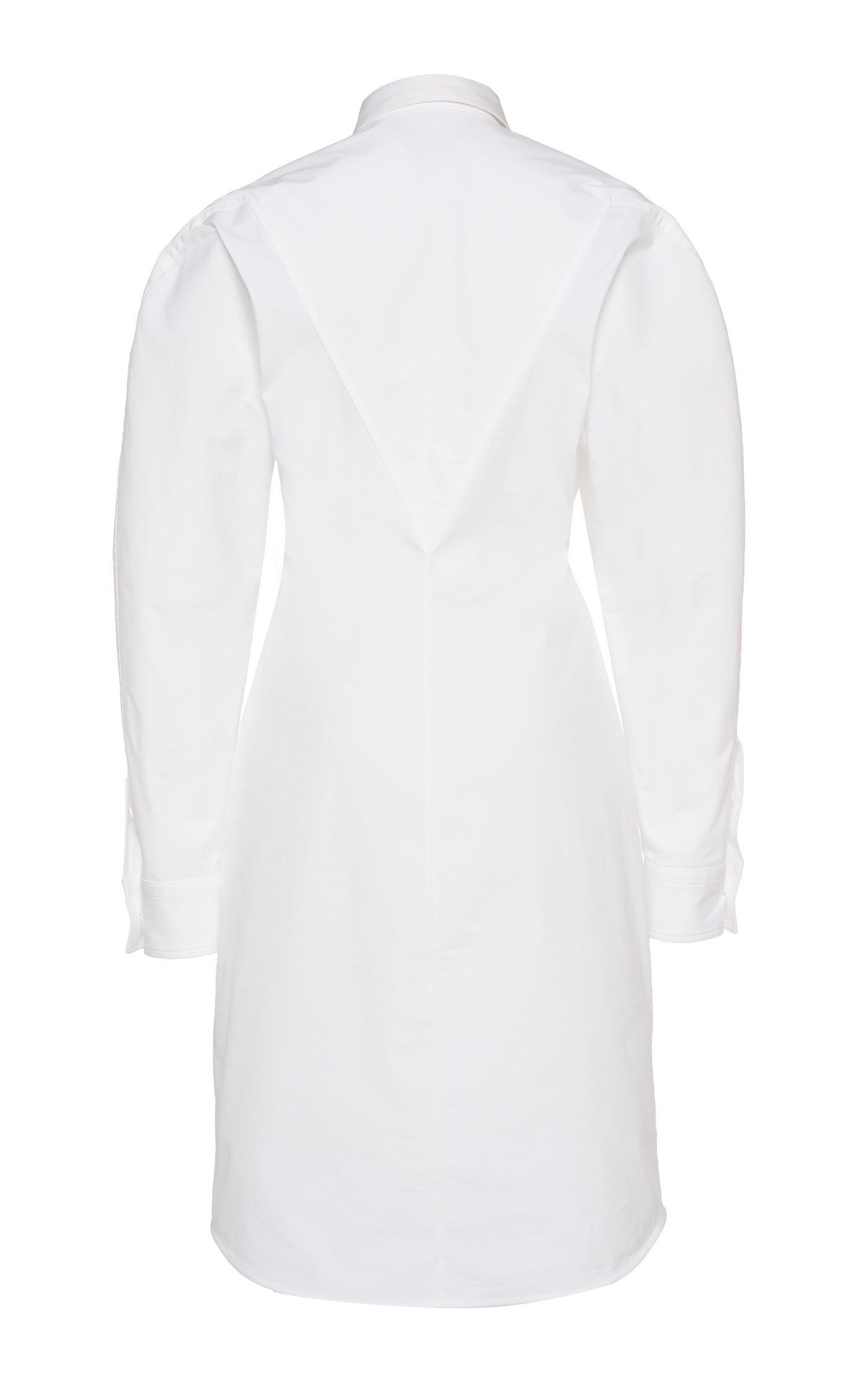 Stretch Poplin Shirt Dress