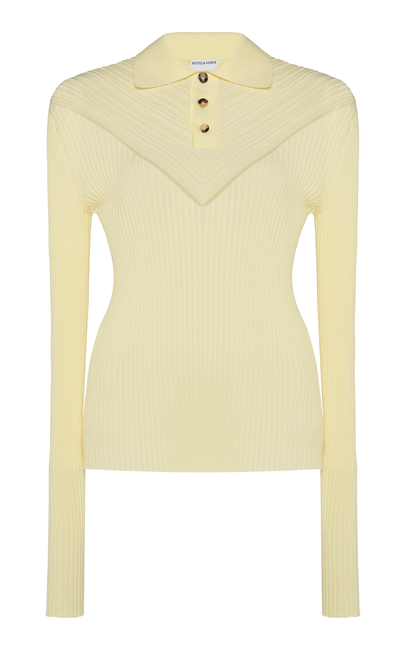 Ribbed Cotton-Blend Polo Shirt