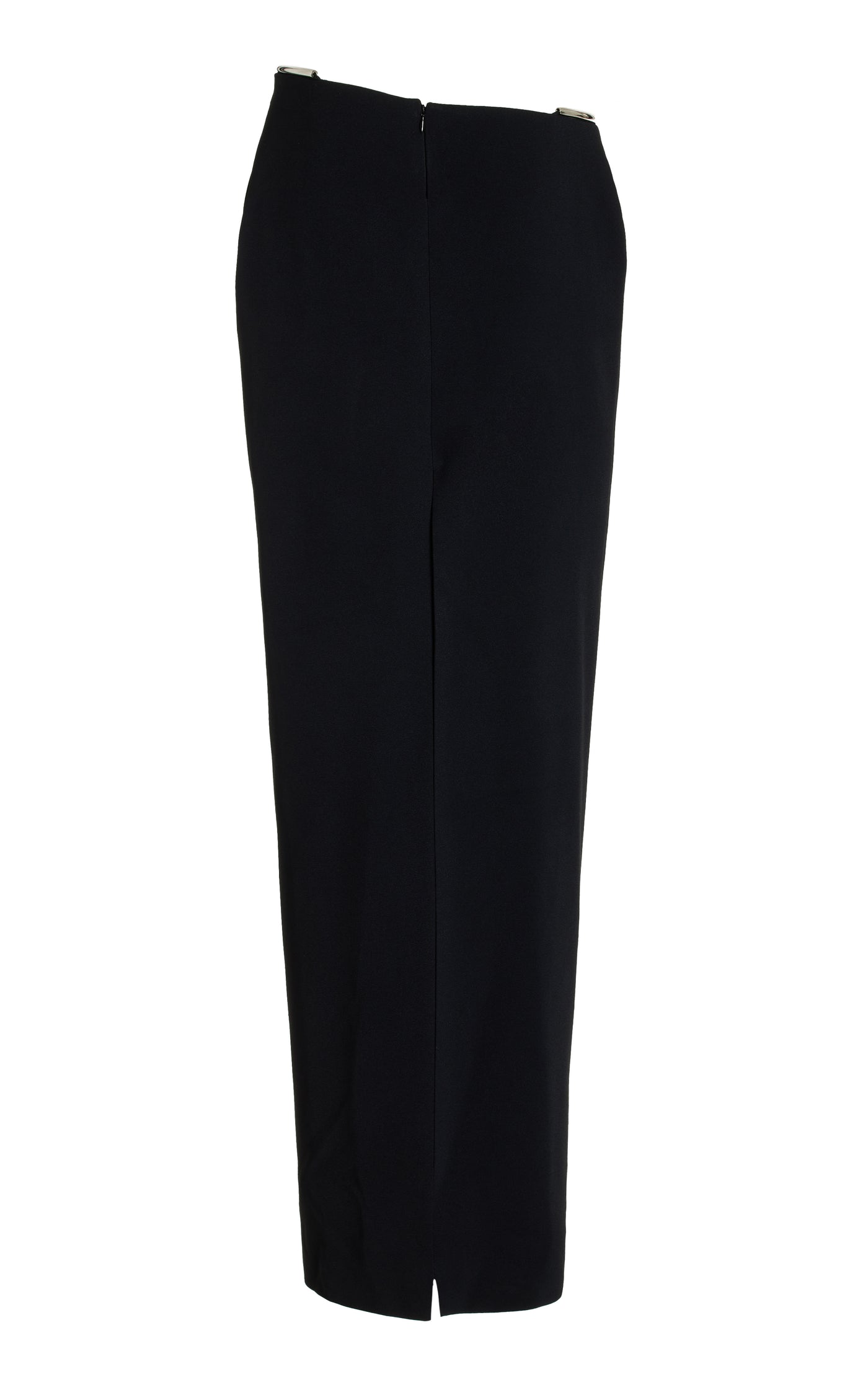 Elena Asymmetric Crepe Maxi Skirt