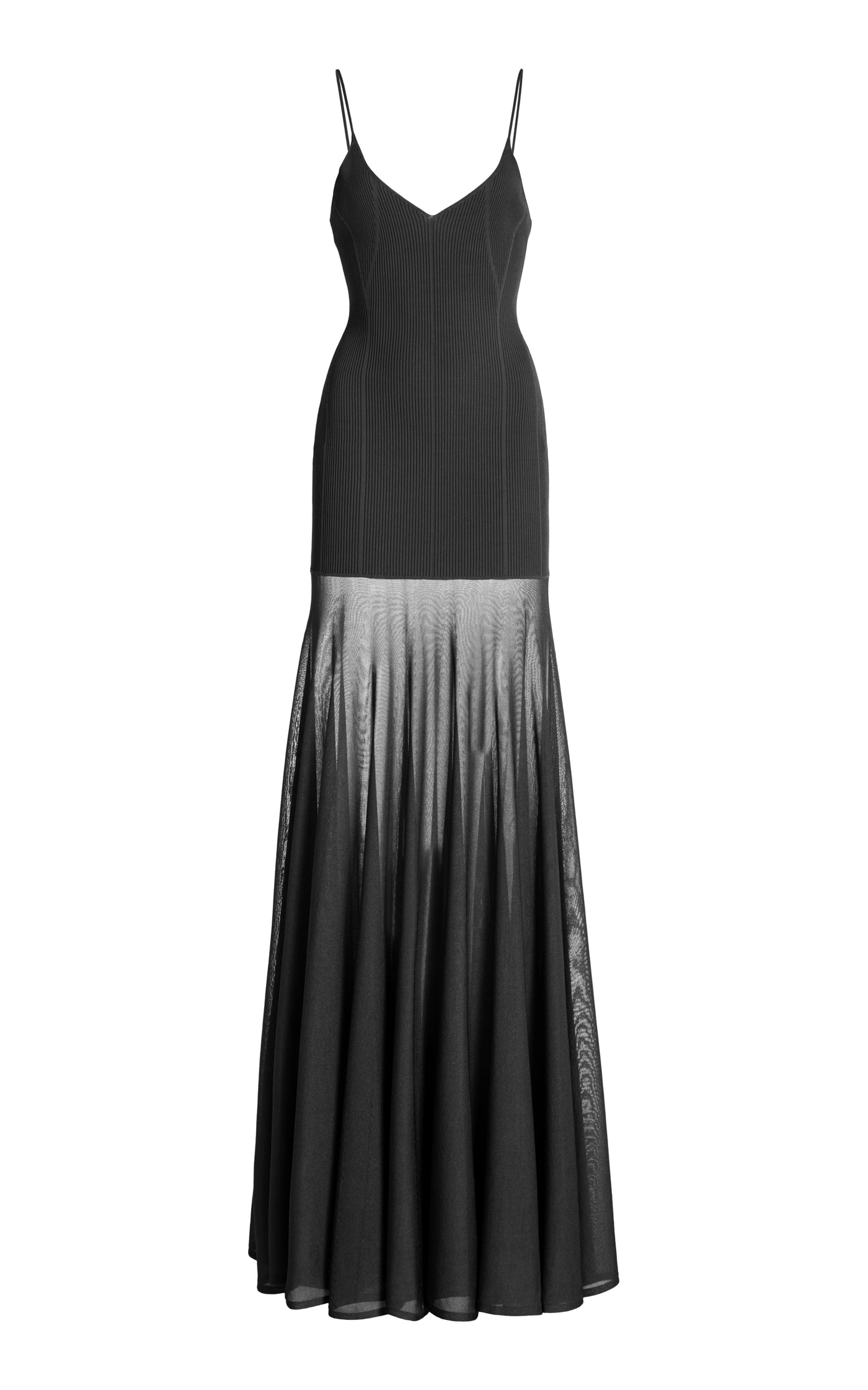 The Katya Sheer Knit Maxi Dress