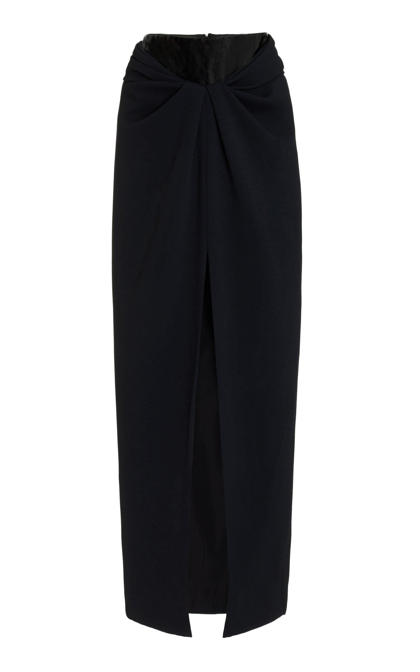 The Nora Glazed Leather Maxi Skirt