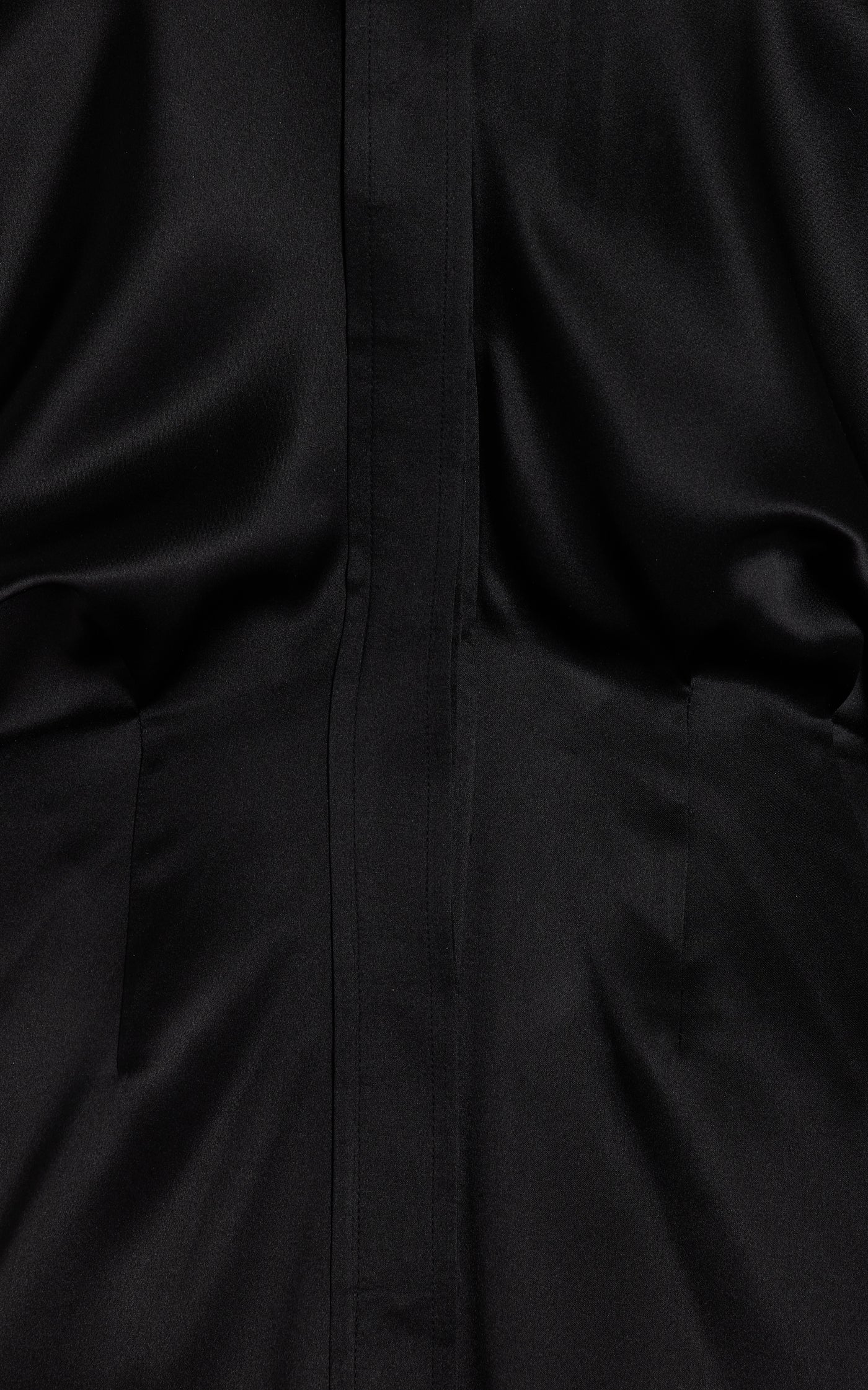 The Vera Silk Mini Shirt Dress