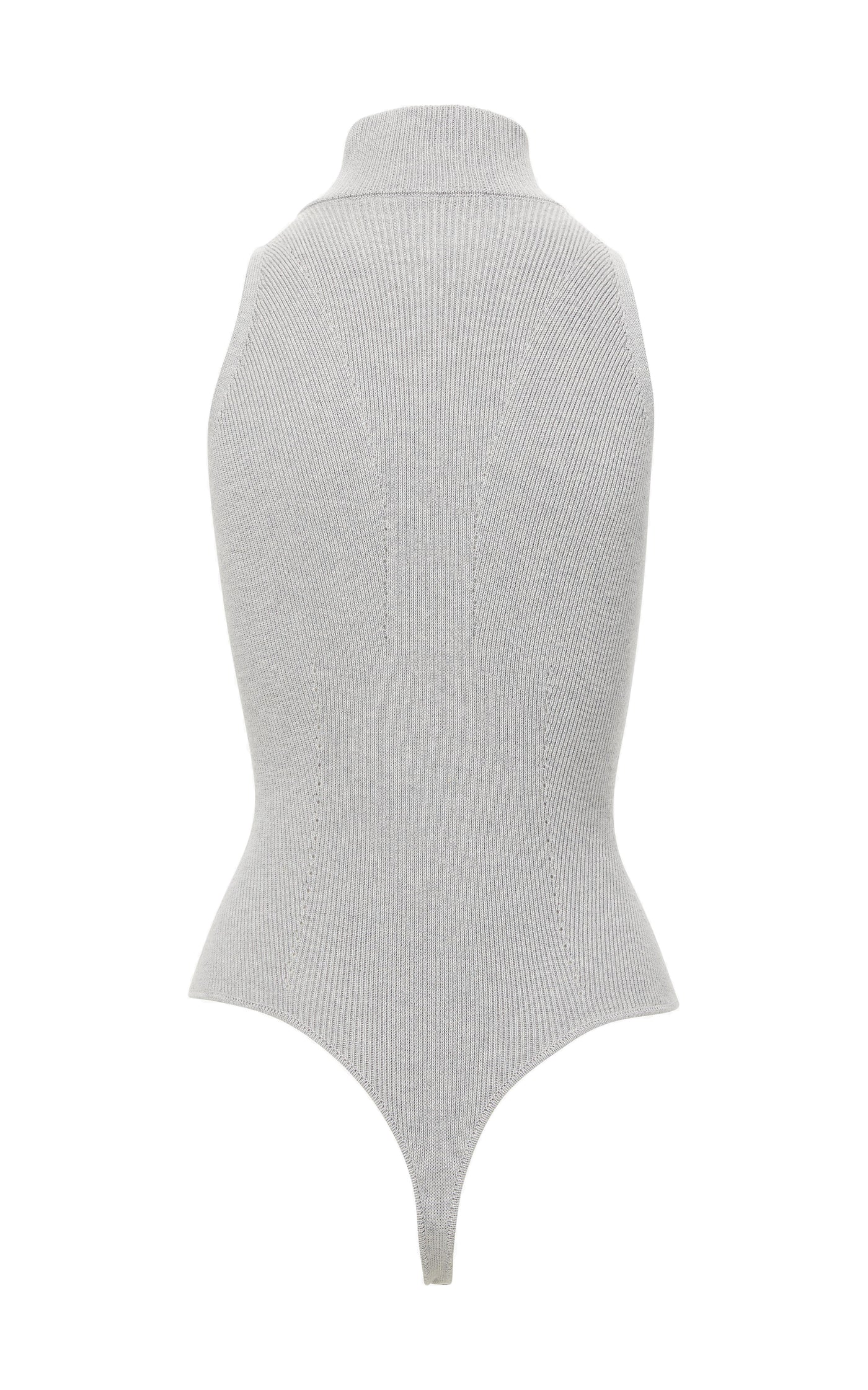 Silk-Cashmere Knit Bodysuit