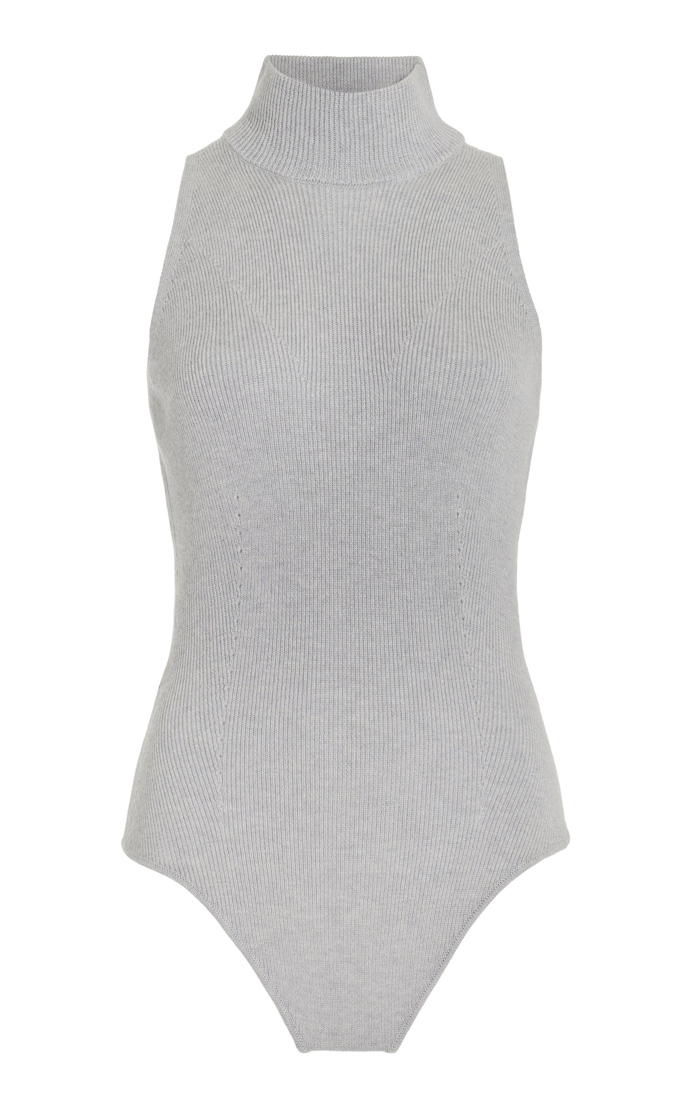 Silk-Cashmere Knit Bodysuit