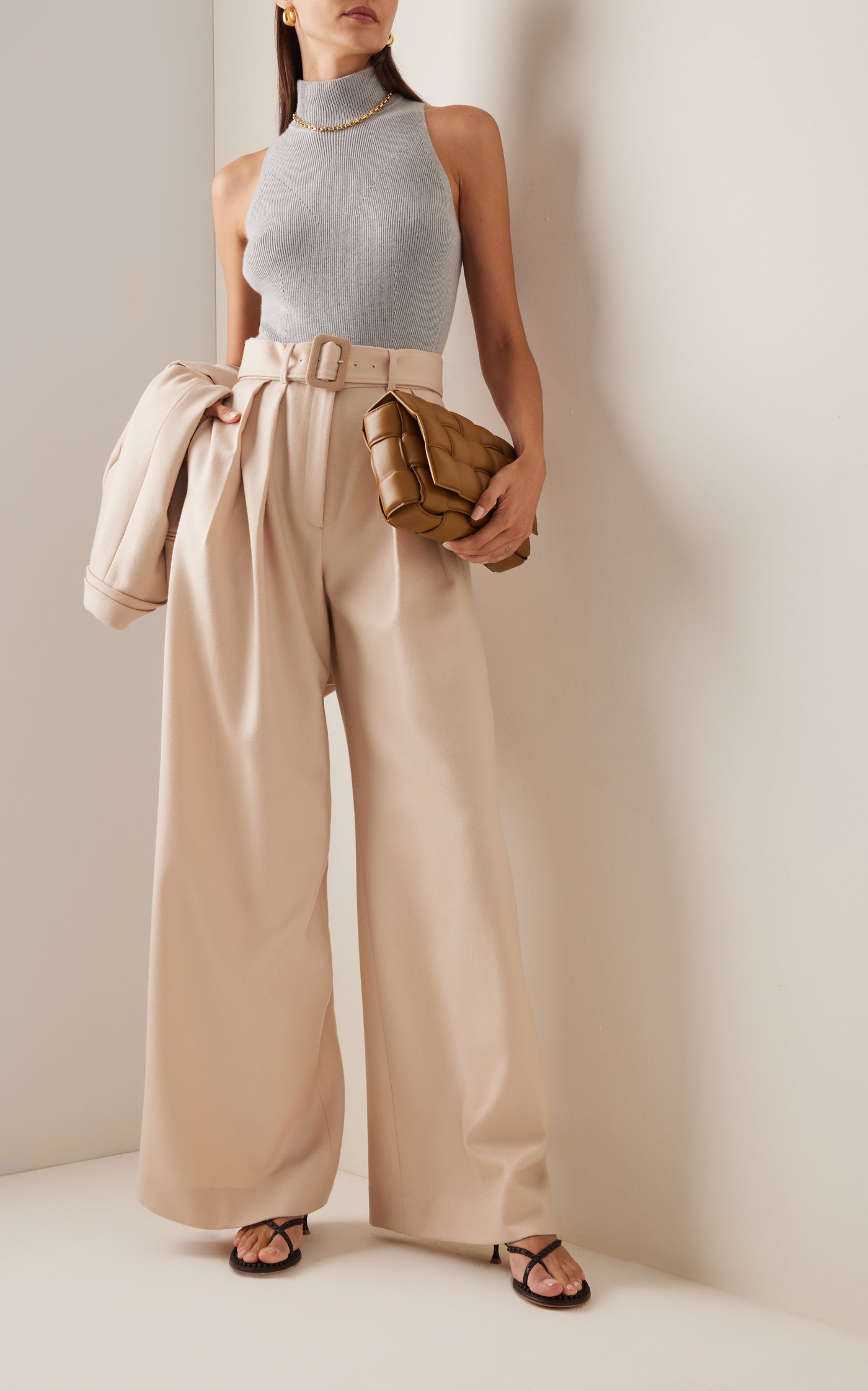 Silk-Cashmere Knit Bodysuit