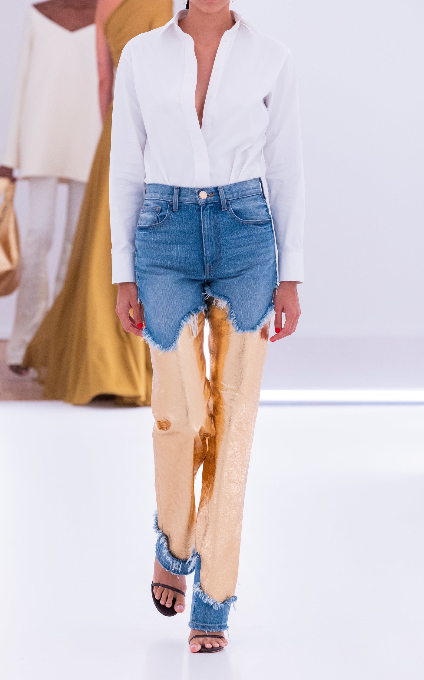 The Mira Split Back Cotton Shirt