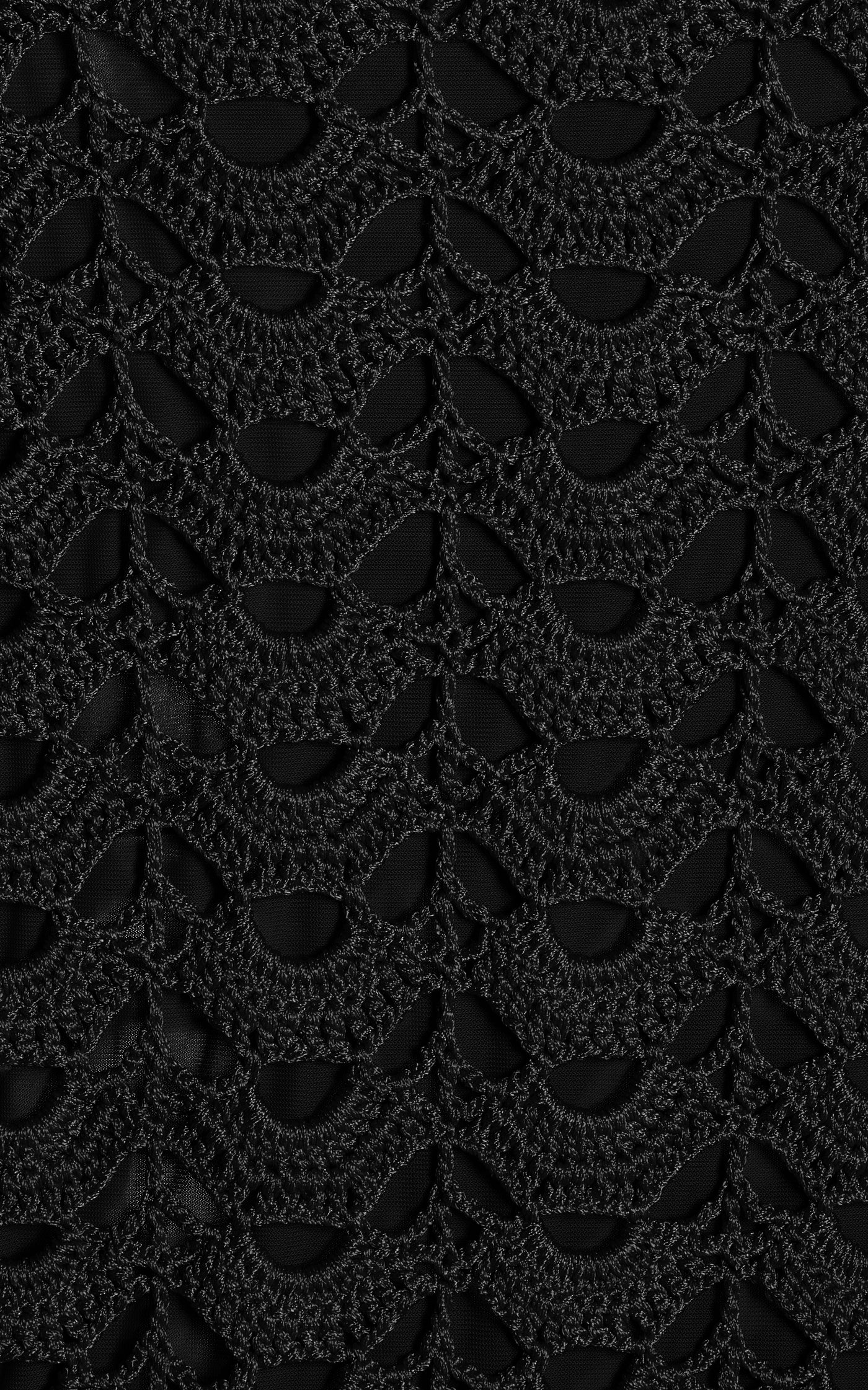 Crocheted Midi Skirt