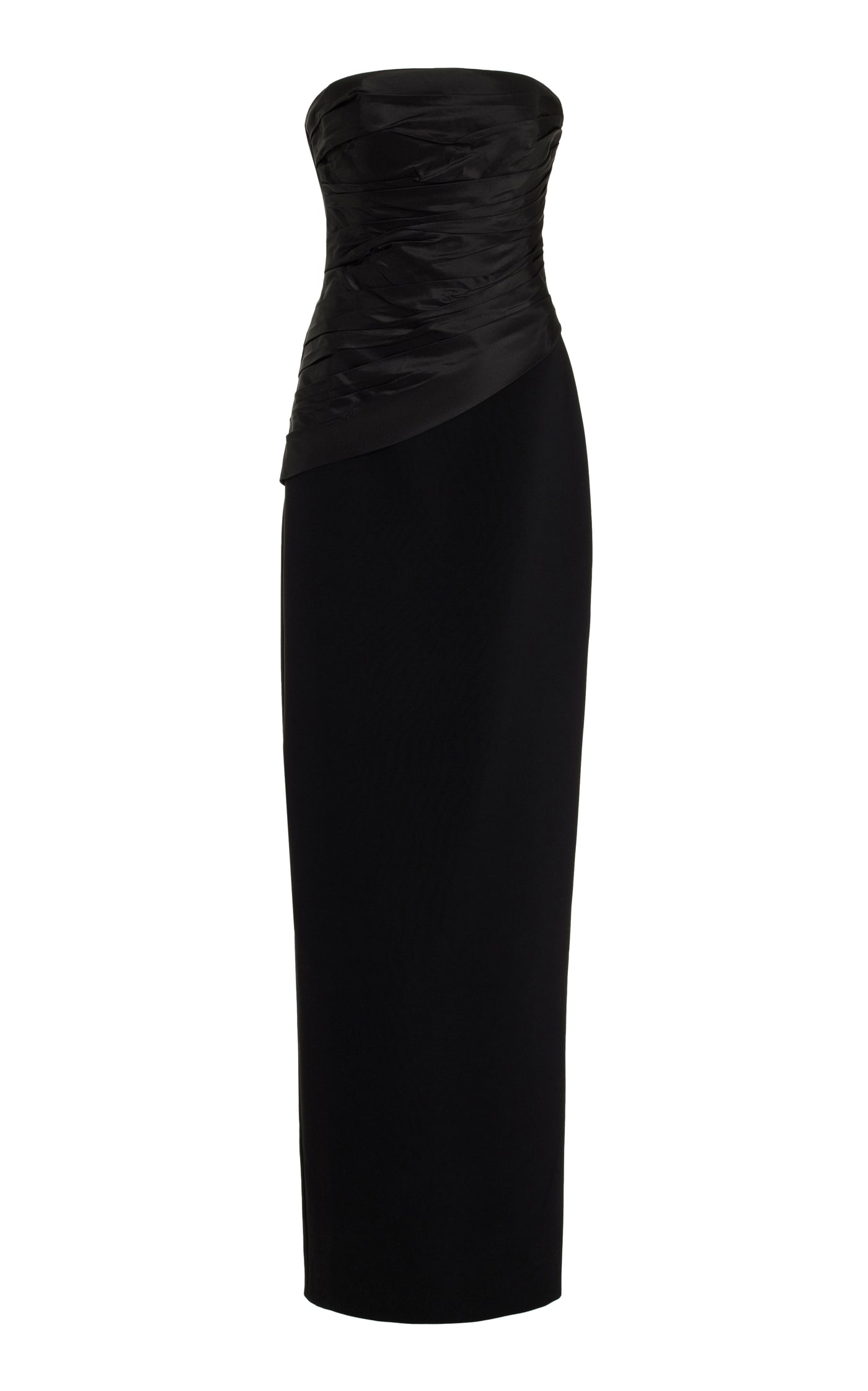 Strapless Ruched Gown