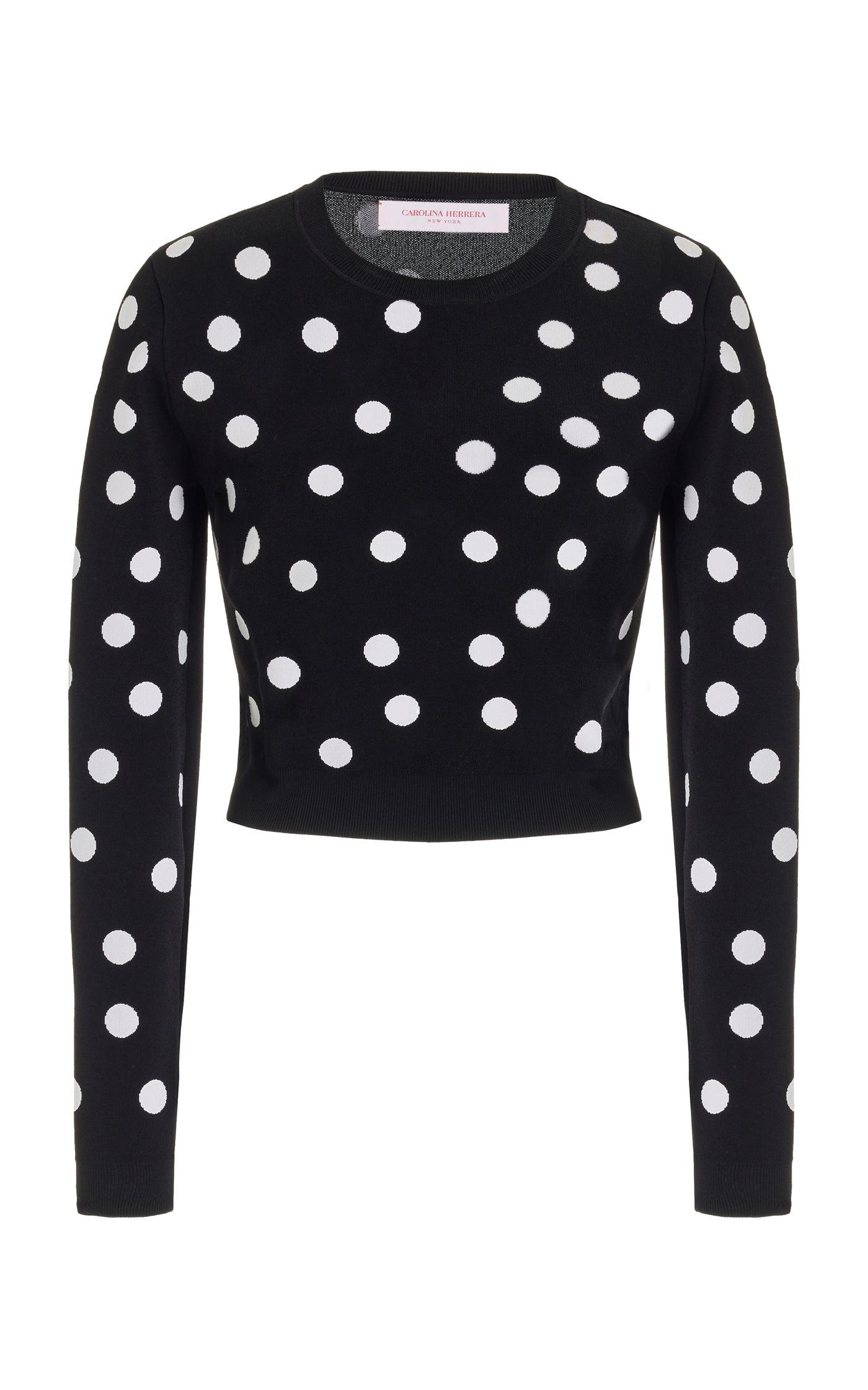 Cropped Polka-Dot Top